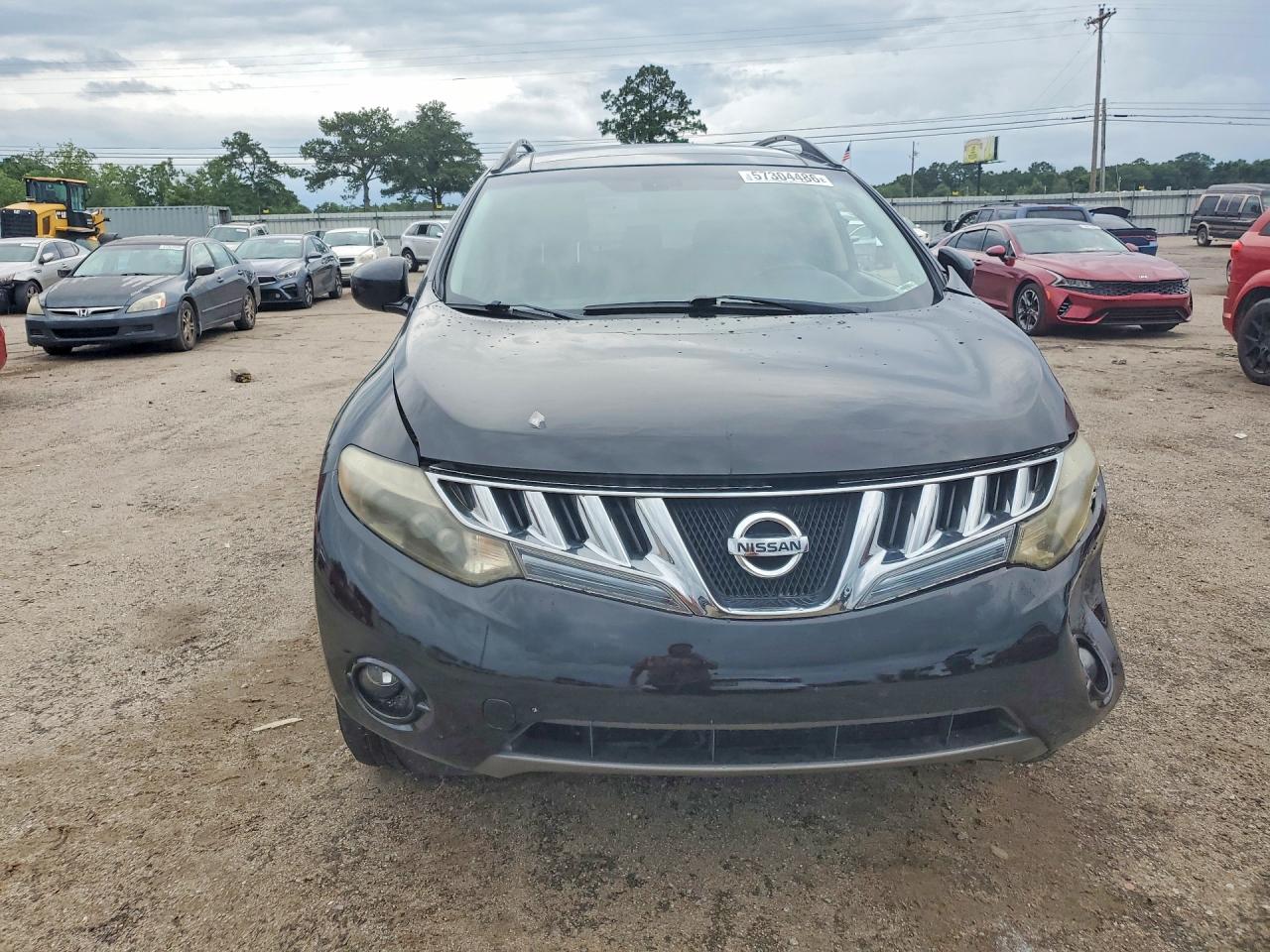 2009 Nissan Murano S Black vin: JN8AZ18W19W154935