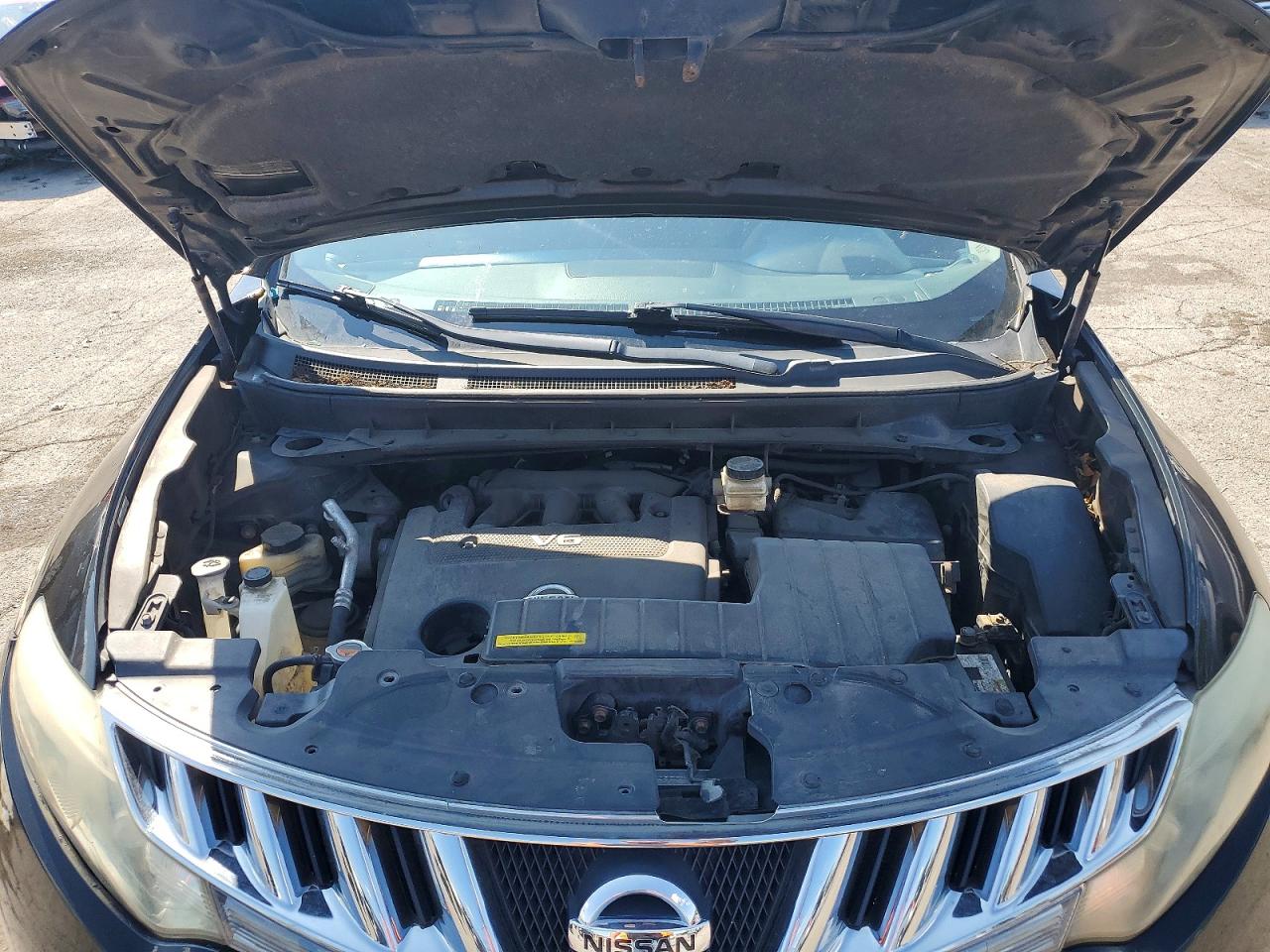 2009 Nissan Murano S Black vin: JN8AZ18W19W154997
