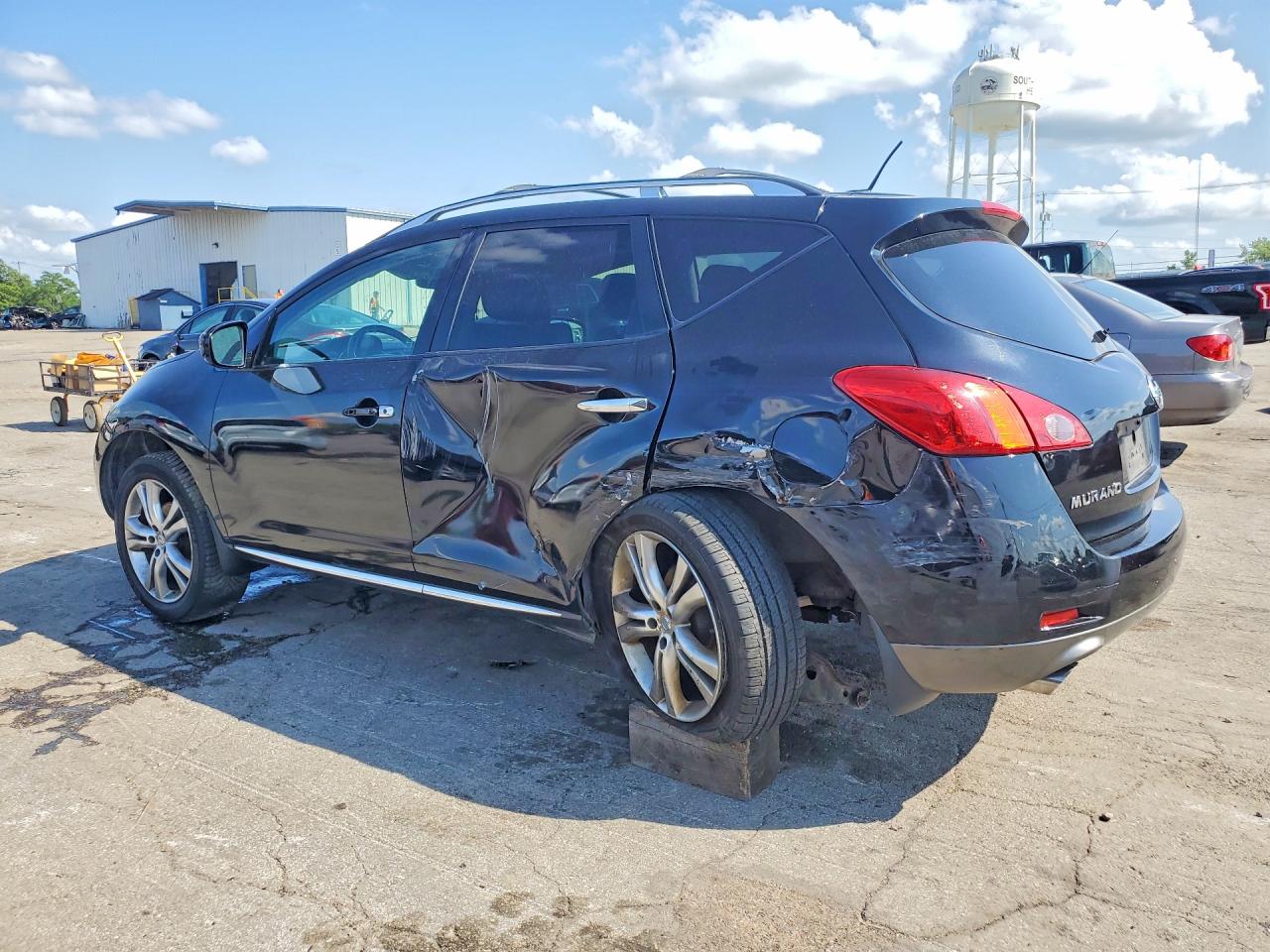 2009 Nissan Murano S Black vin: JN8AZ18W19W154997