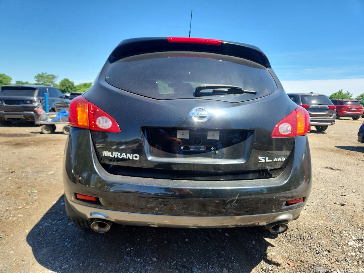 2009 Nissan Murano S Black vin: JN8AZ18W29W127632