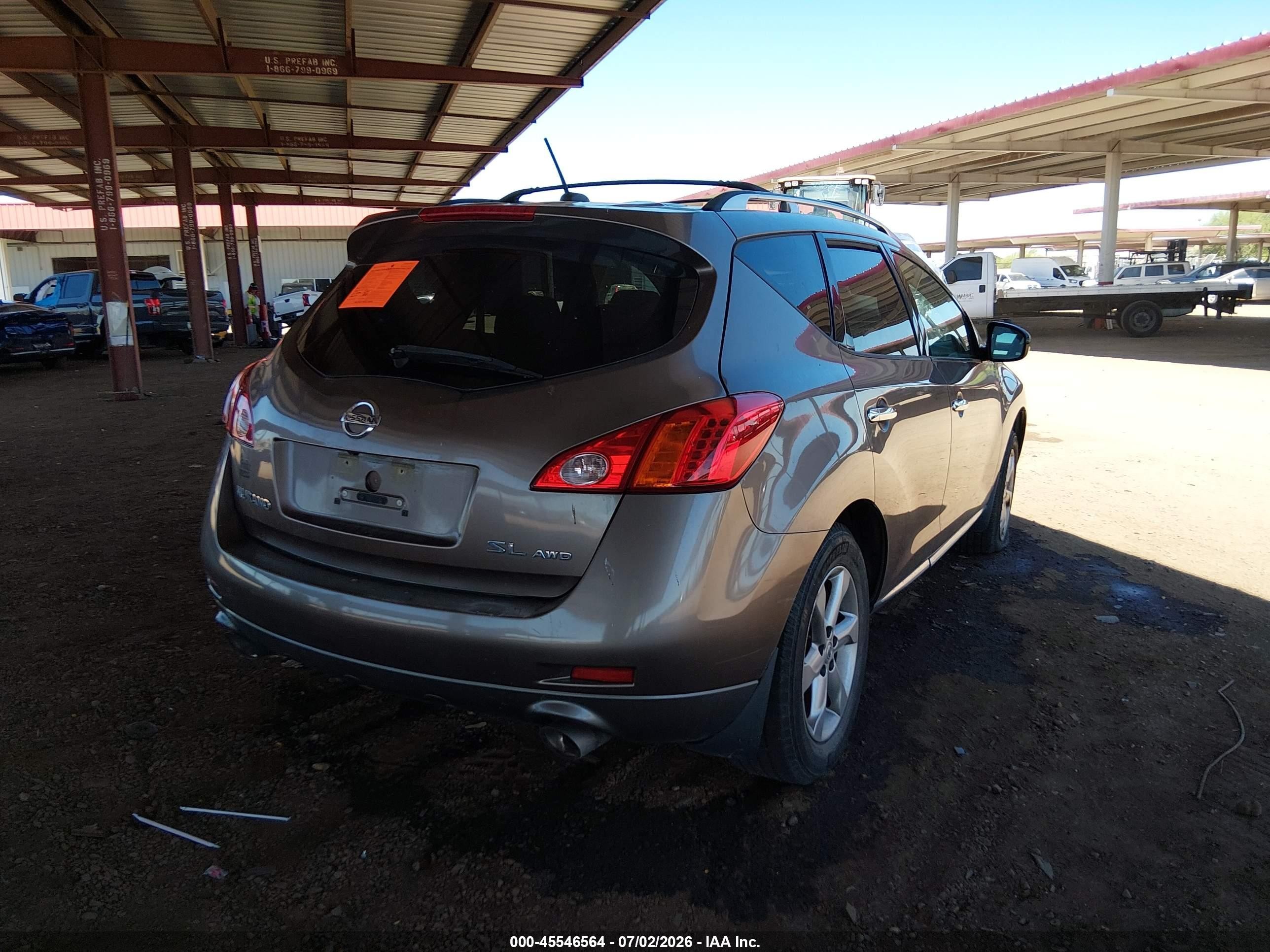 2009 Nissan Murano Sl Maroon vin: JN8AZ18W29W208419