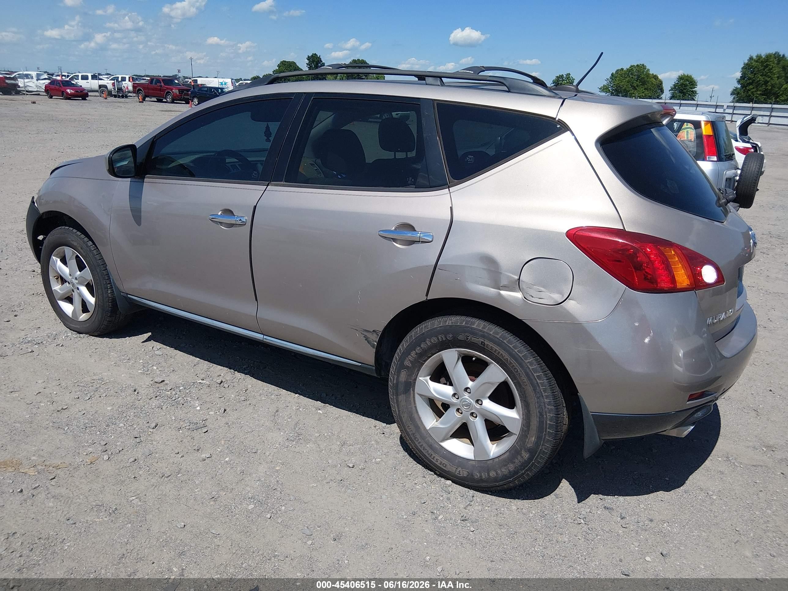2009 Nissan Murano Sl Серебряный vin: JN8AZ18W39W109463