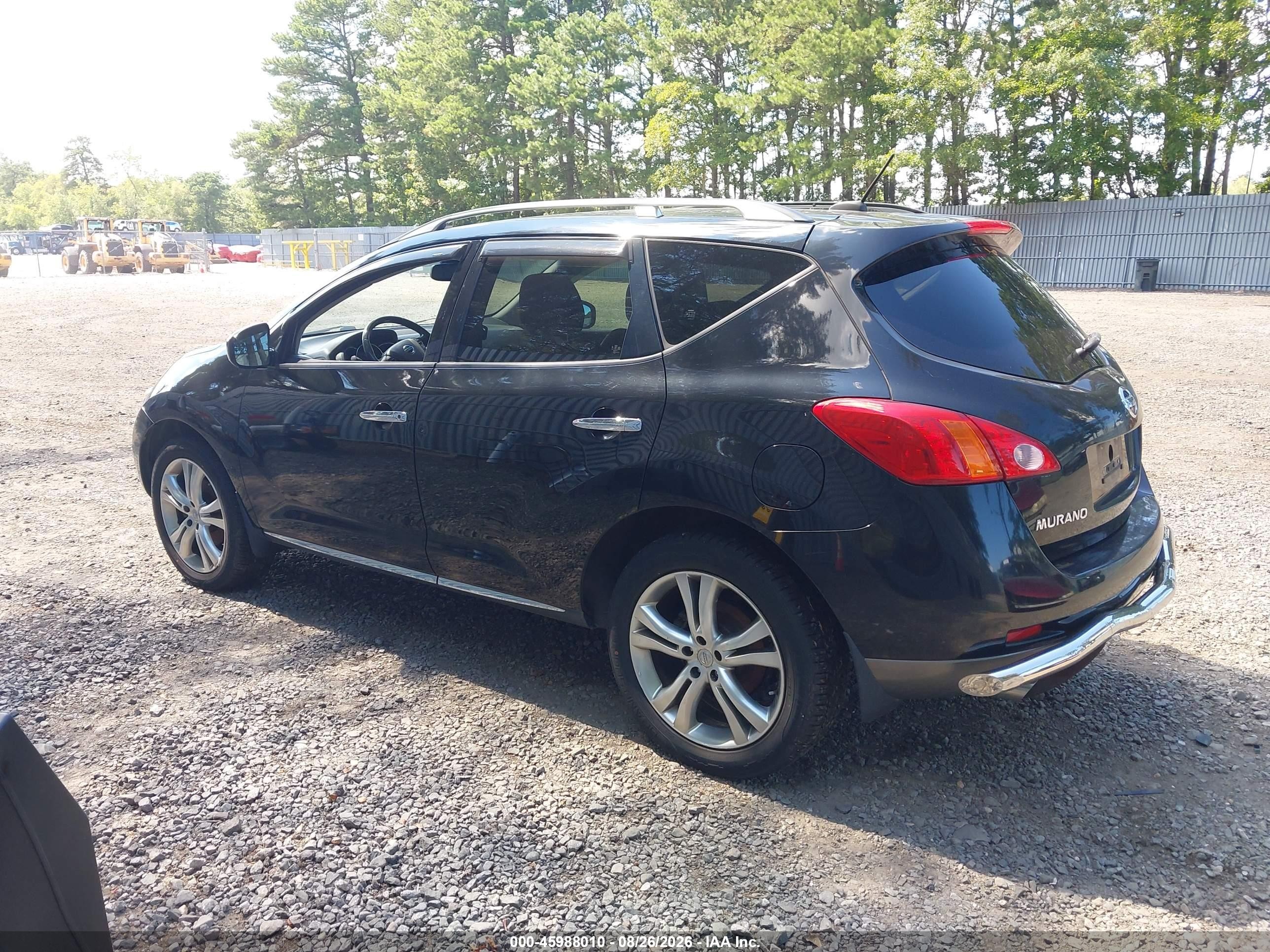 2009 Nissan Murano Le Black vin: JN8AZ18W39W123847