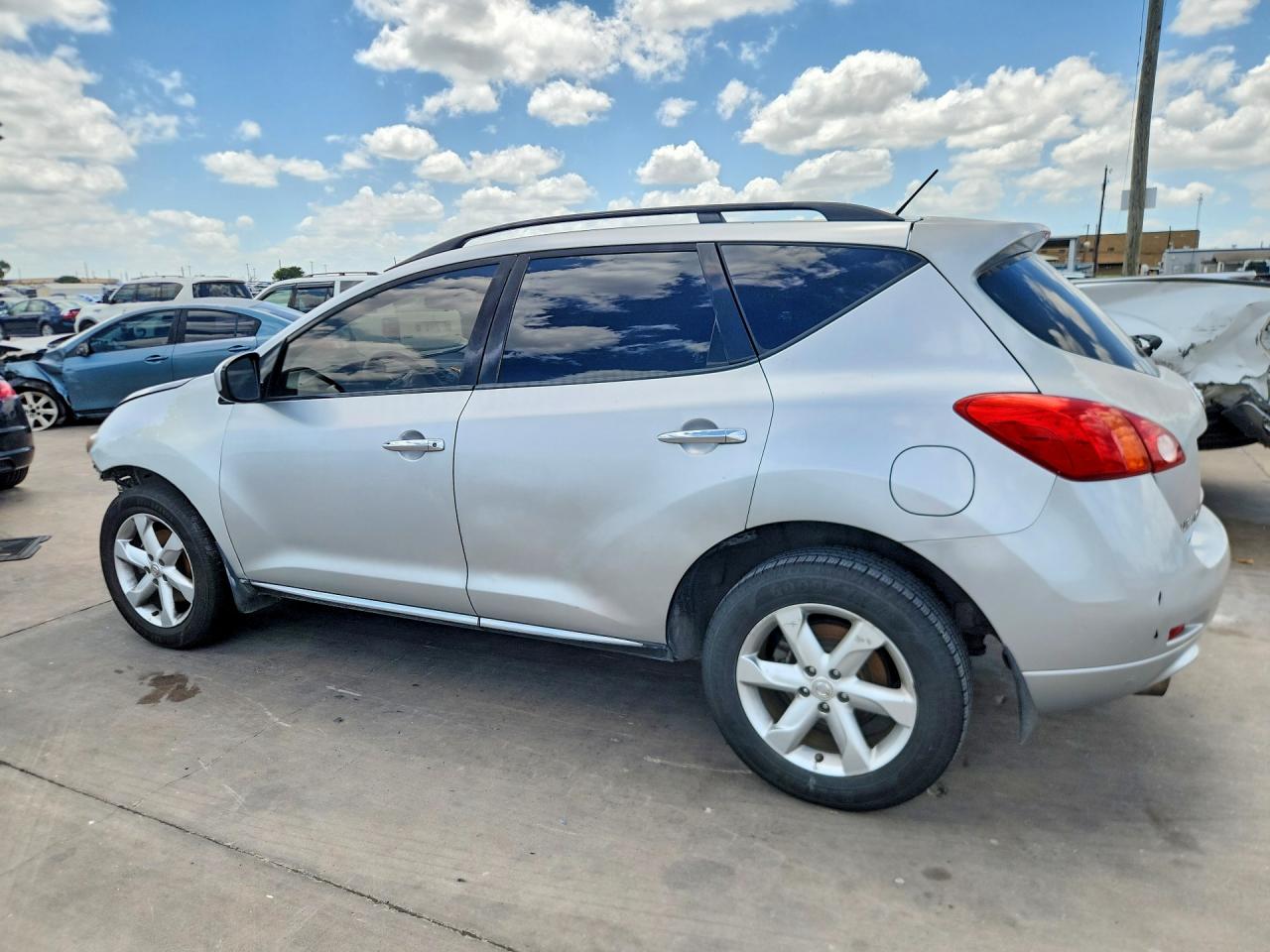 2009 Nissan Murano S White vin: JN8AZ18W49W101209