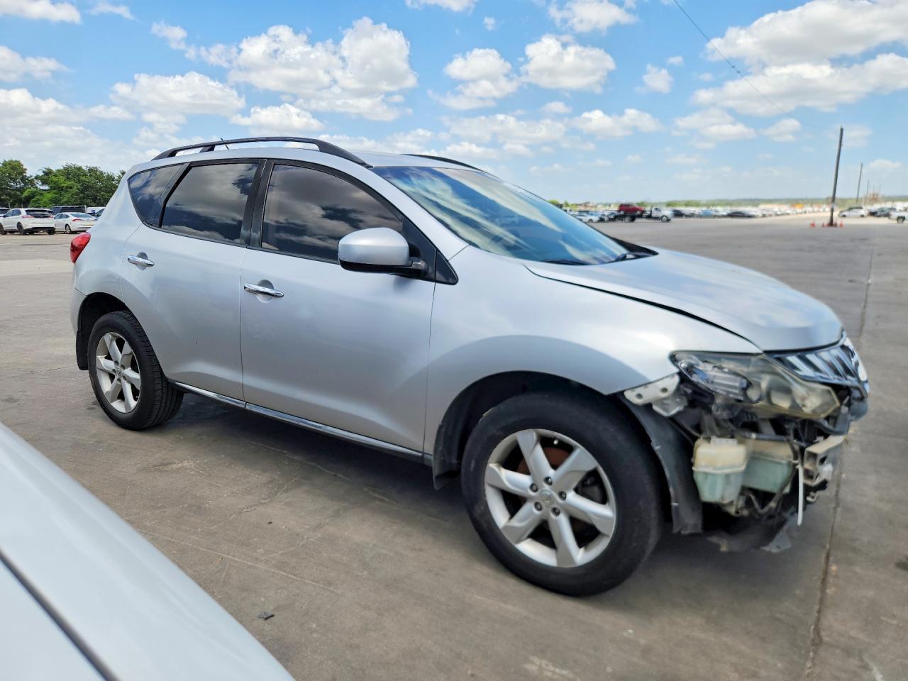 2009 Nissan Murano S White vin: JN8AZ18W49W101209