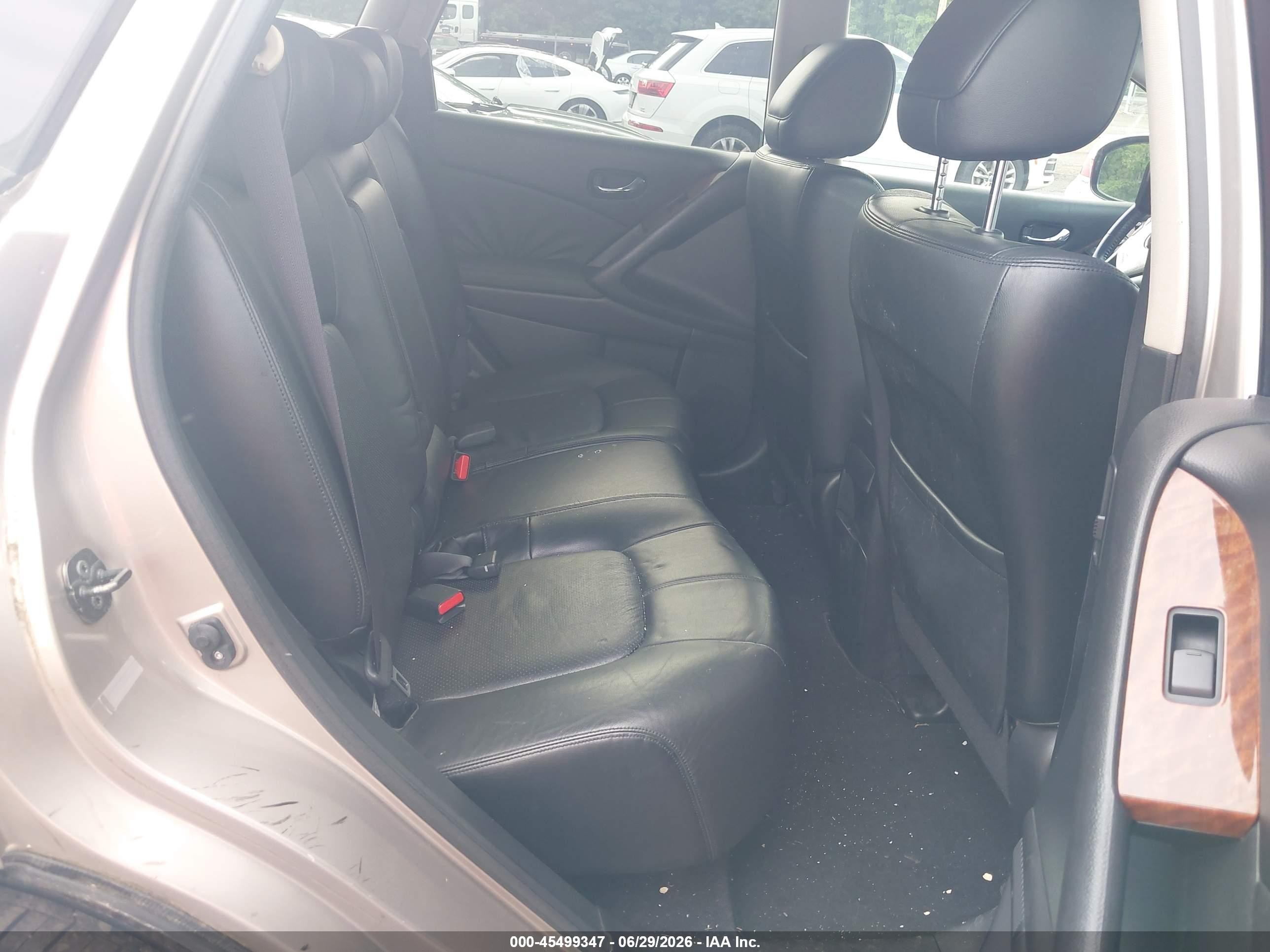 2009 Nissan Murano Le Gold vin: JN8AZ18W49W102330