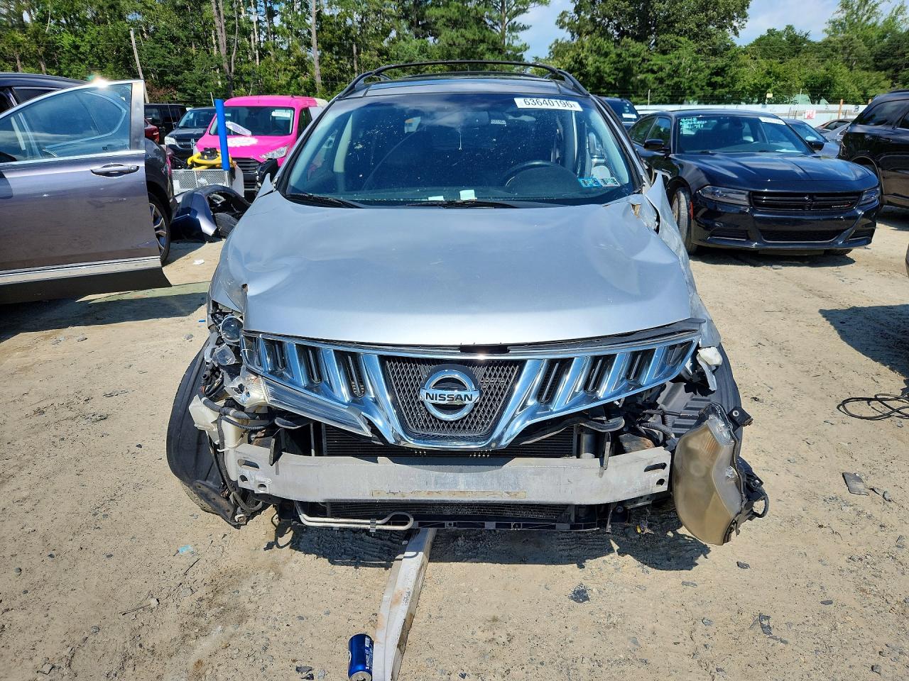 2009 Nissan Murano S Silver vin: JN8AZ18W49W108726
