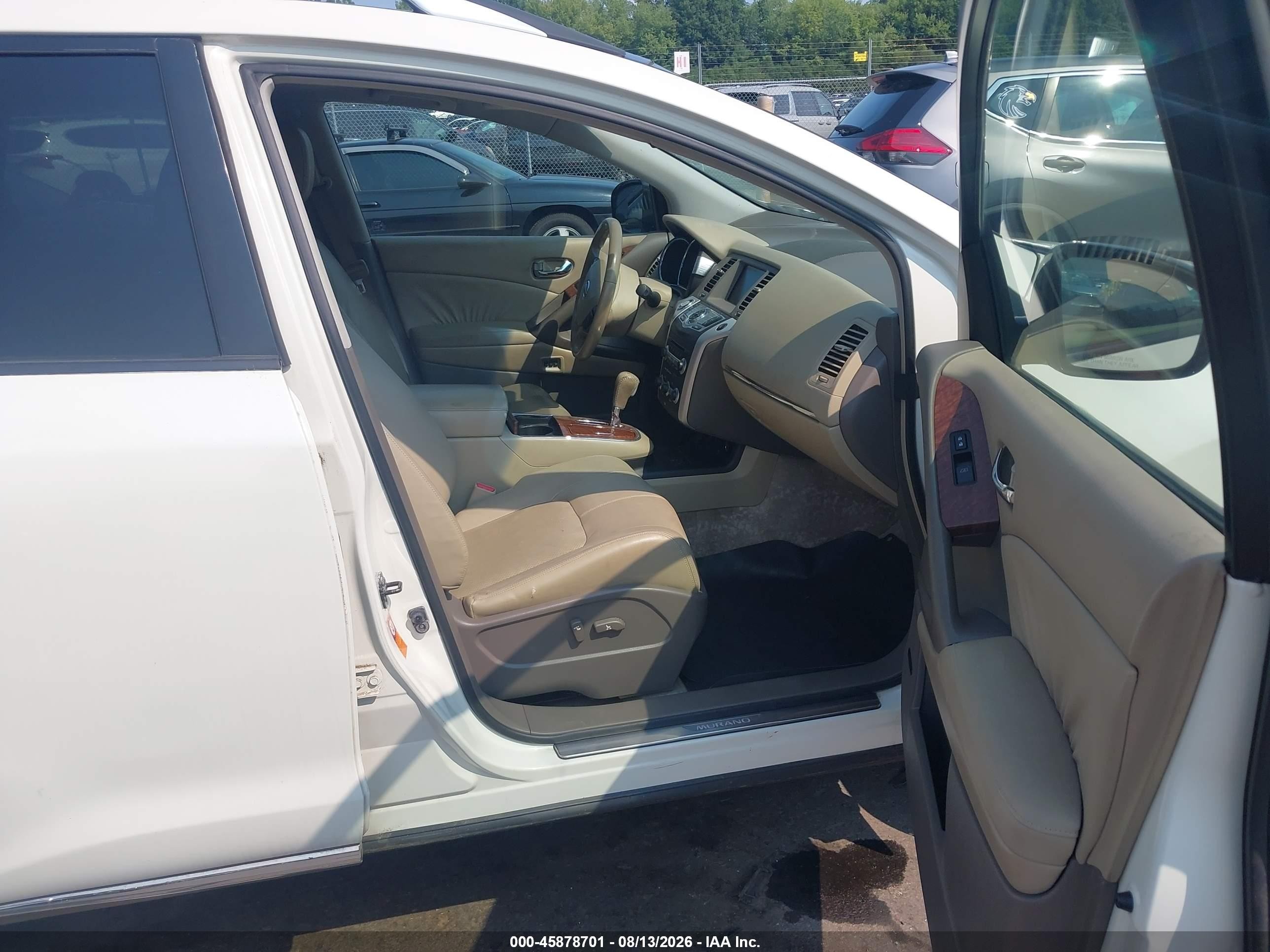 2009 Nissan Murano Le White vin: JN8AZ18W49W111075