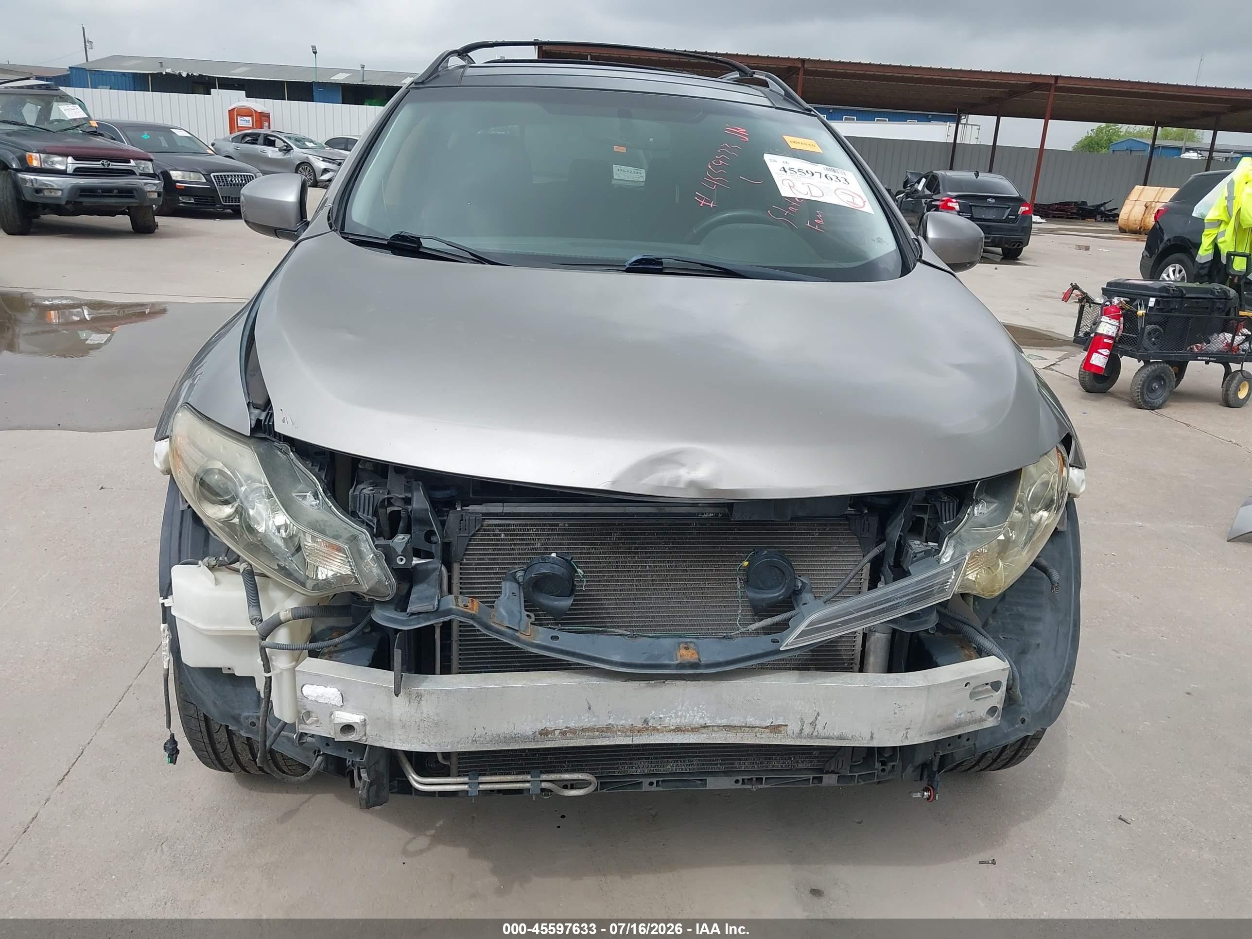 2009 Nissan Murano Sl Brown vin: JN8AZ18W49W208342
