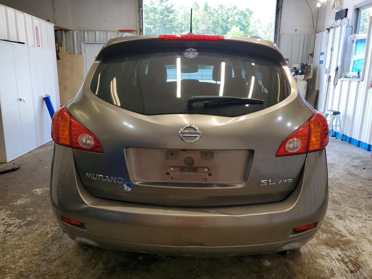 2009 Nissan Murano S Серый vin: JN8AZ18W69W133949