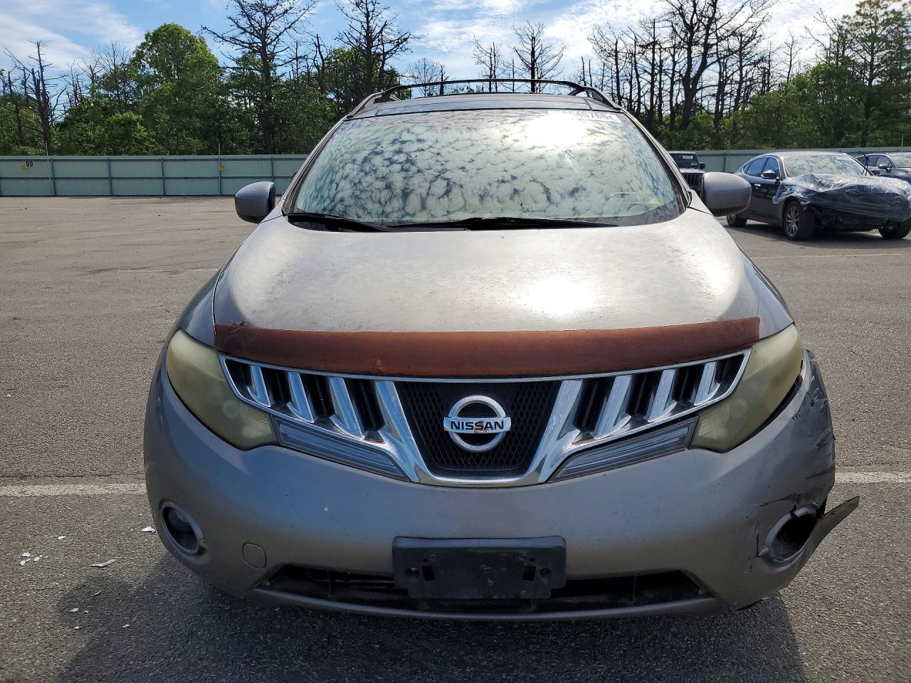 2009 Nissan Murano S Silver vin: JN8AZ18W79W102774