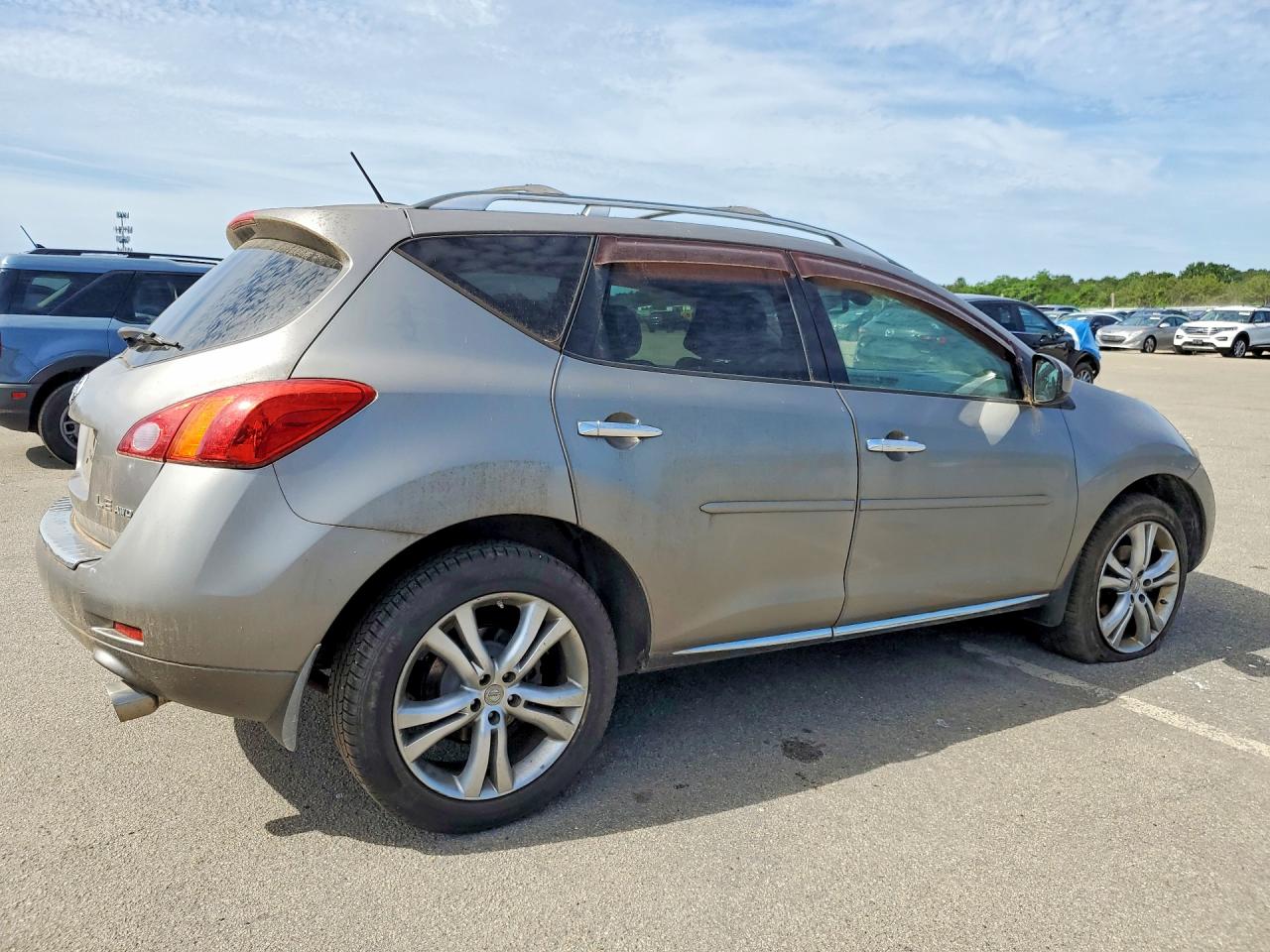 2009 Nissan Murano S Silver vin: JN8AZ18W79W102774