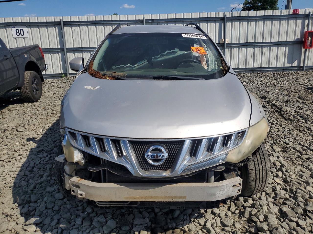 2009 Nissan Murano S Silver vin: JN8AZ18W79W129196