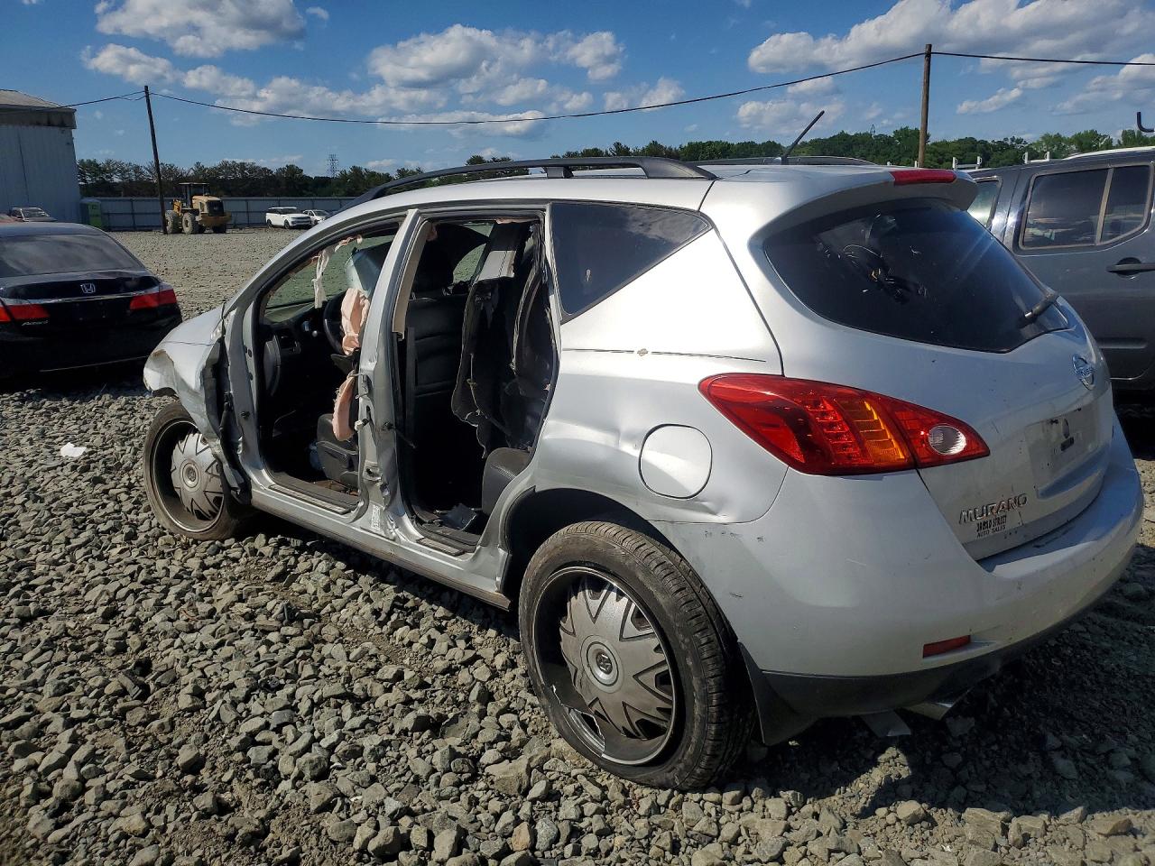 2009 Nissan Murano S Silver vin: JN8AZ18W79W129196
