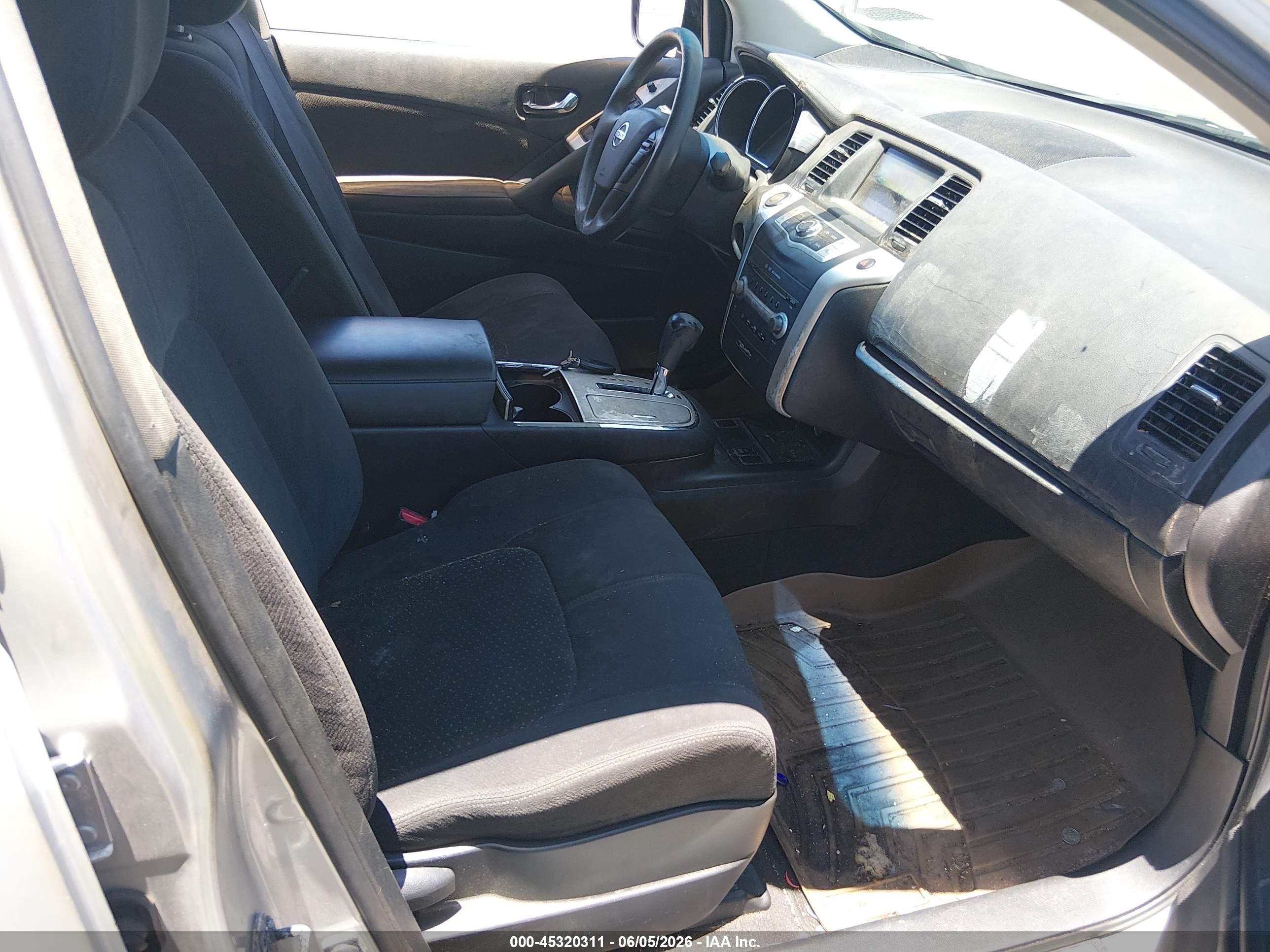 2009 Nissan Murano S Серебряный vin: JN8AZ18W79W130123