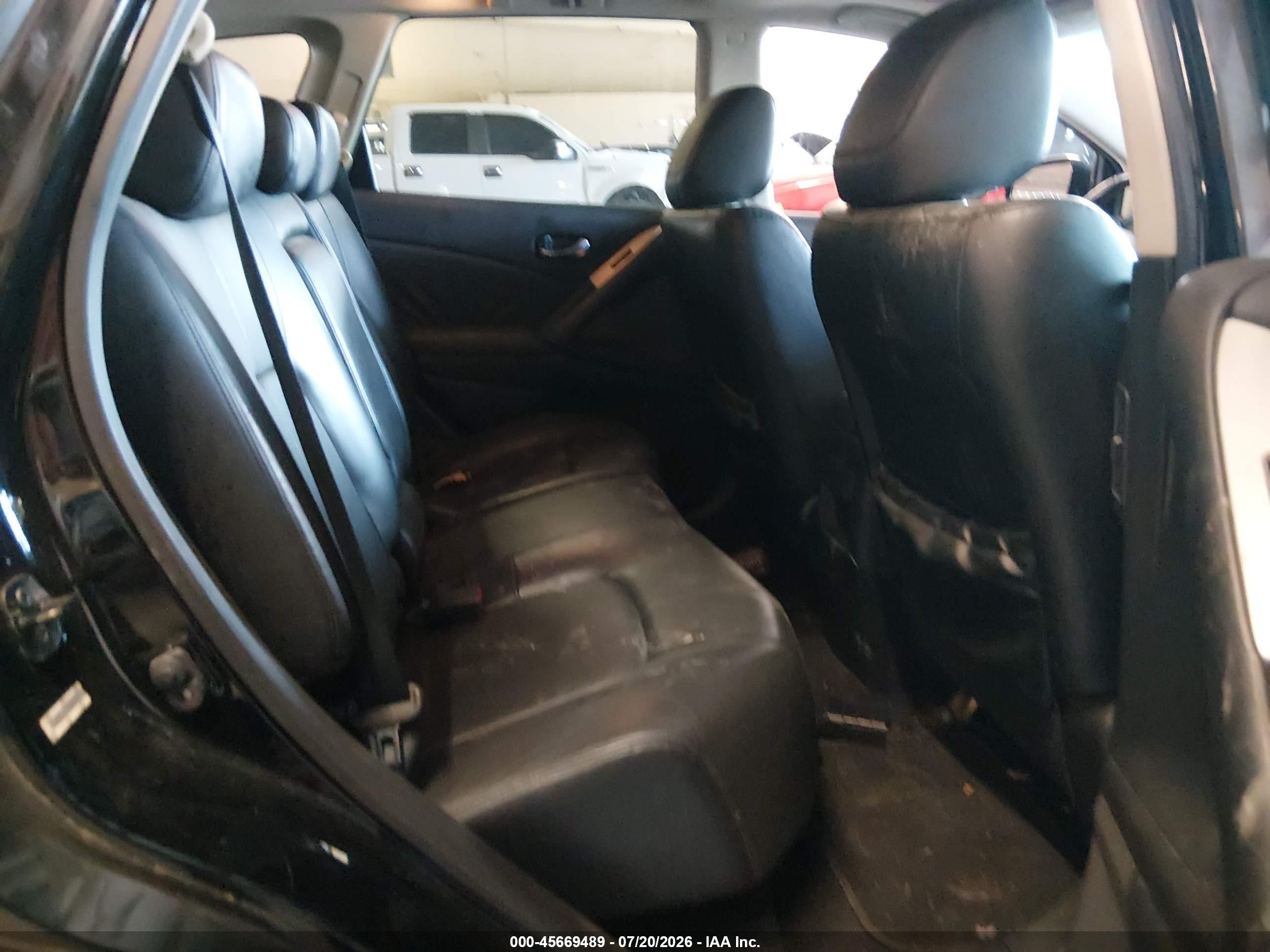 2009 Nissan Murano Sl Черный vin: JN8AZ18W79W207203