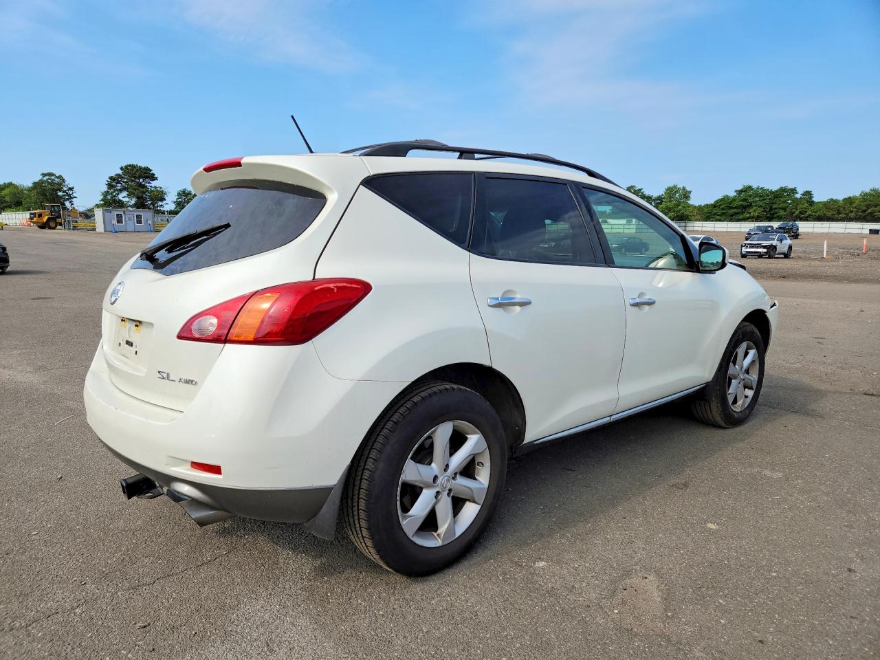 2009 Nissan Murano S White vin: JN8AZ18W89W110219