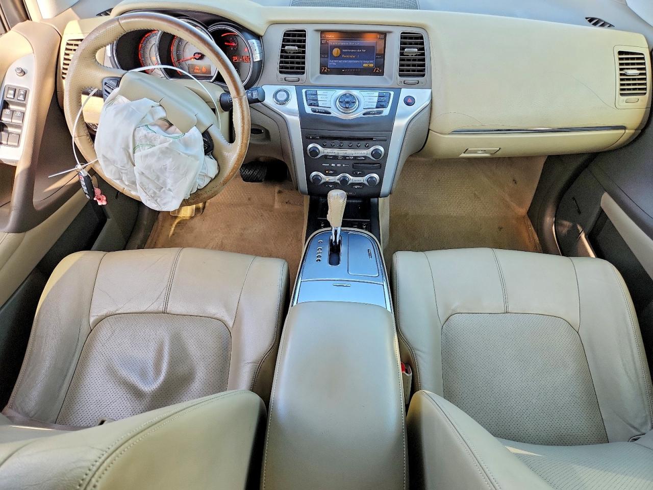 2009 Nissan Murano S White vin: JN8AZ18W89W110219