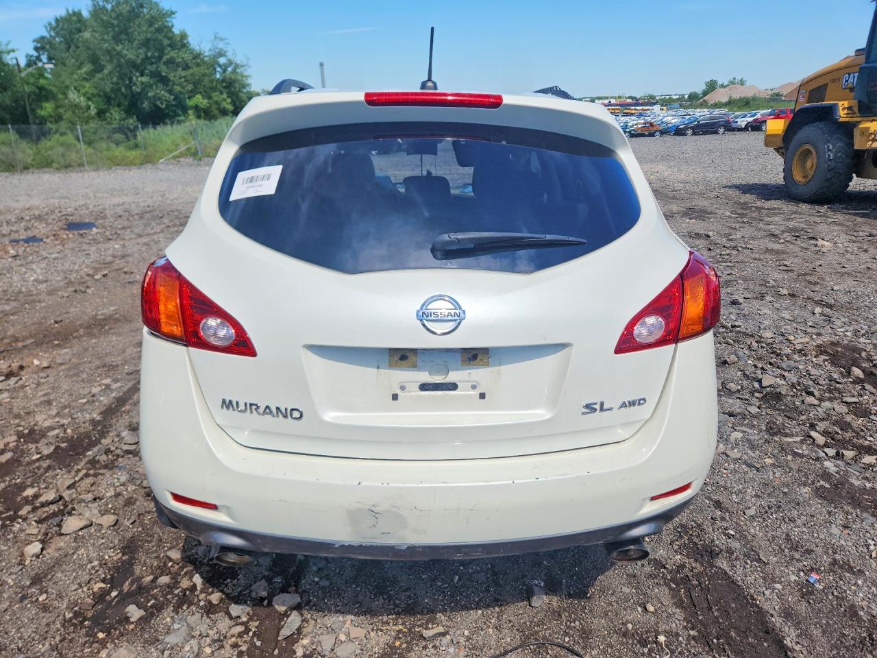2009 Nissan Murano S Белый vin: JN8AZ18W89W143477