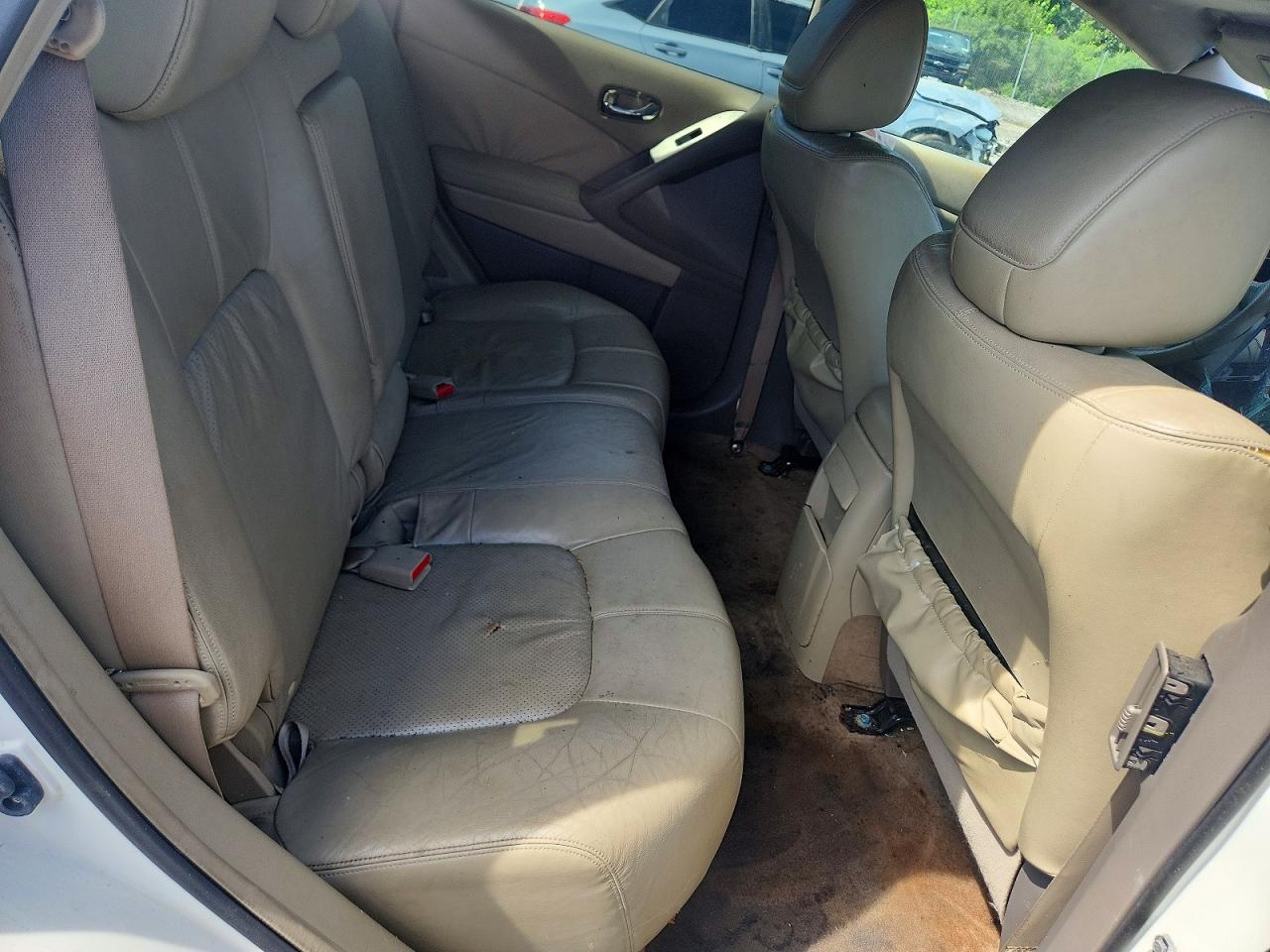 2009 Nissan Murano S Белый vin: JN8AZ18W89W143477