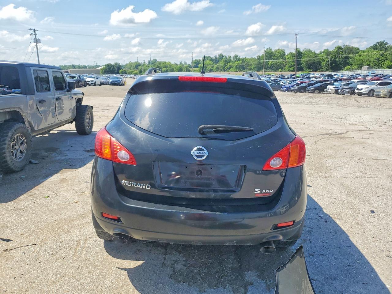 2009 Nissan Murano S/sl/le Black vin: JN8AZ18W89W161364