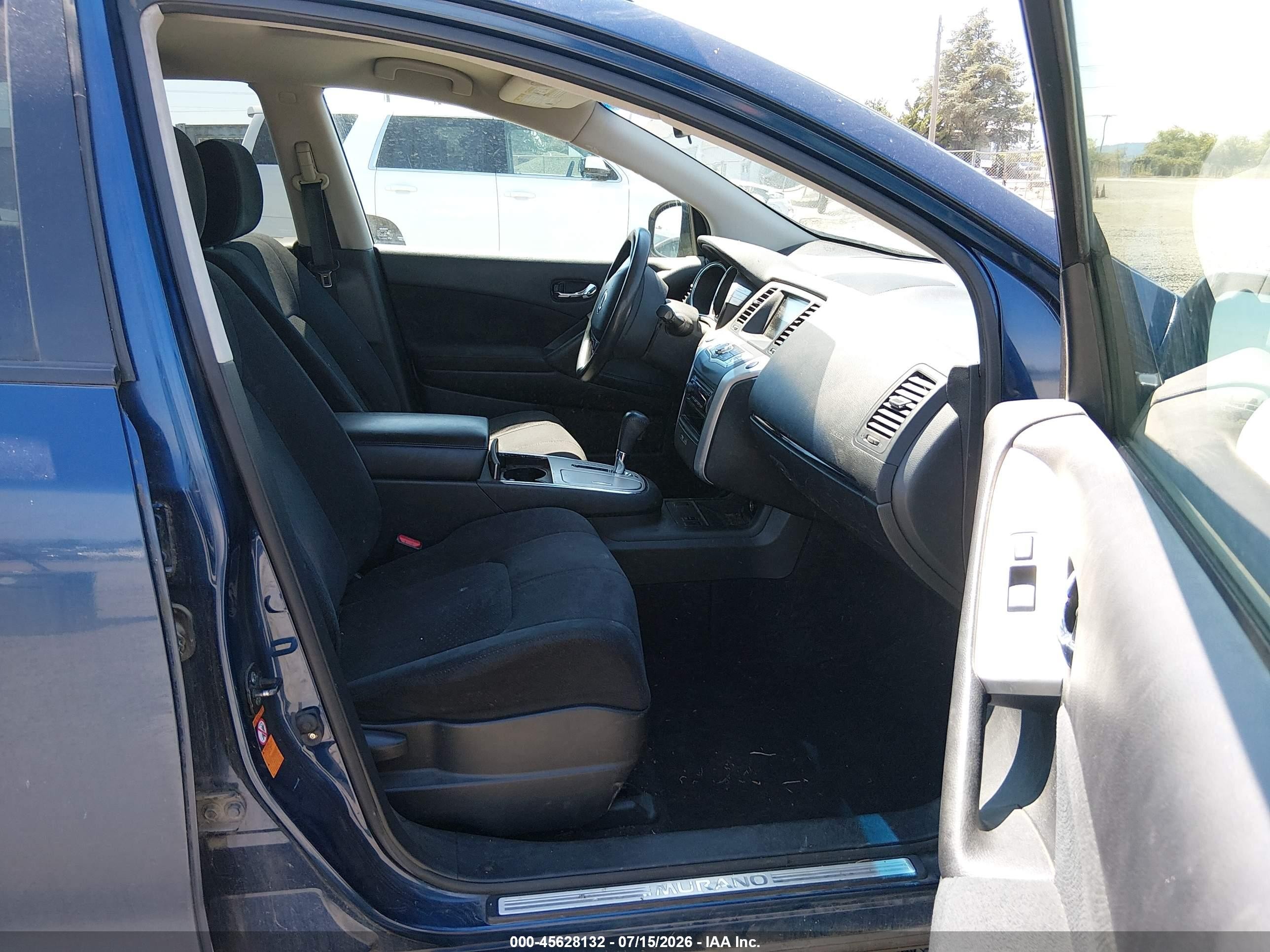2009 Nissan Murano S Blue vin: JN8AZ18W89W201278