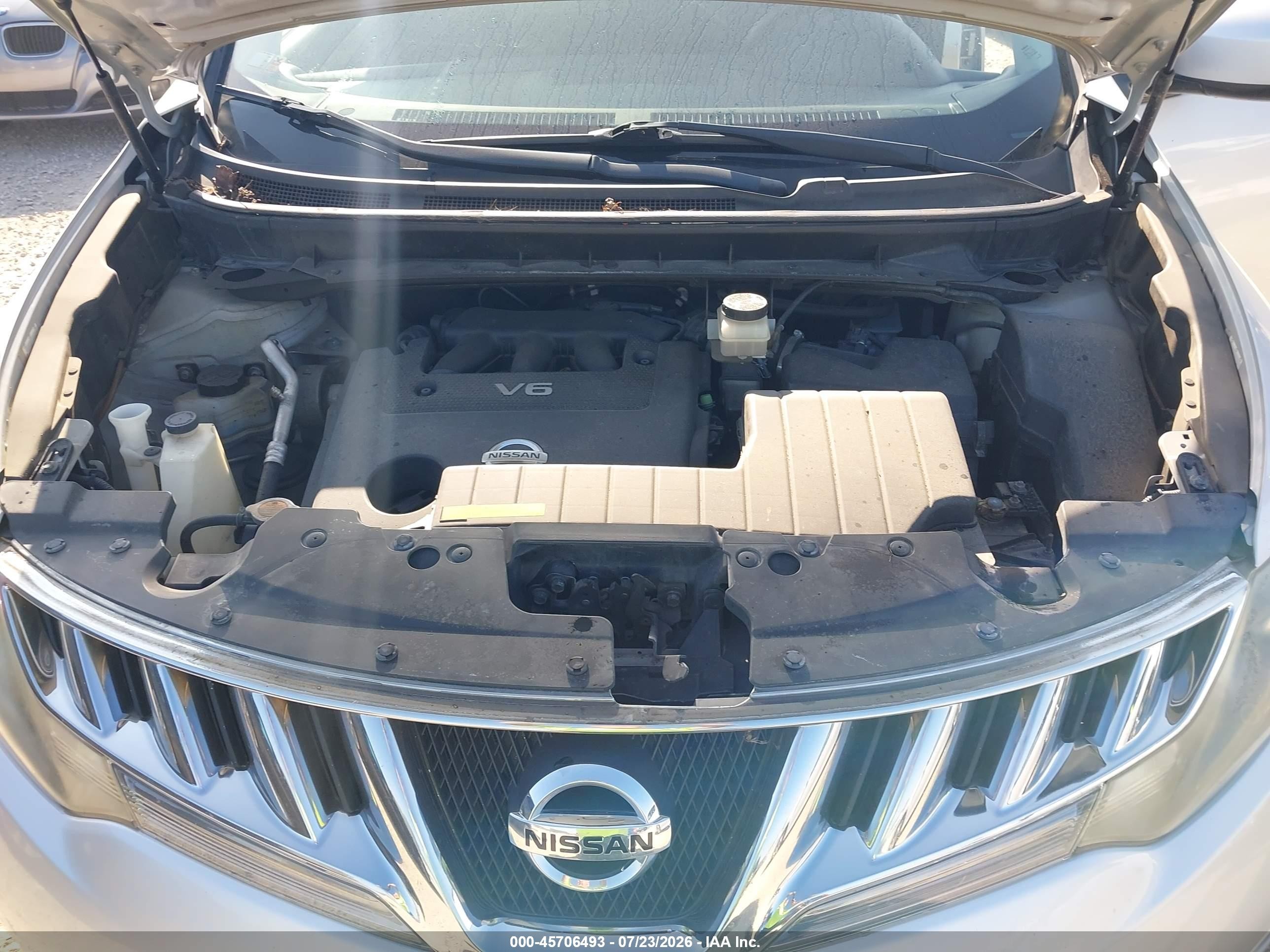 2009 Nissan Murano S Серебряный vin: JN8AZ18W89W208280
