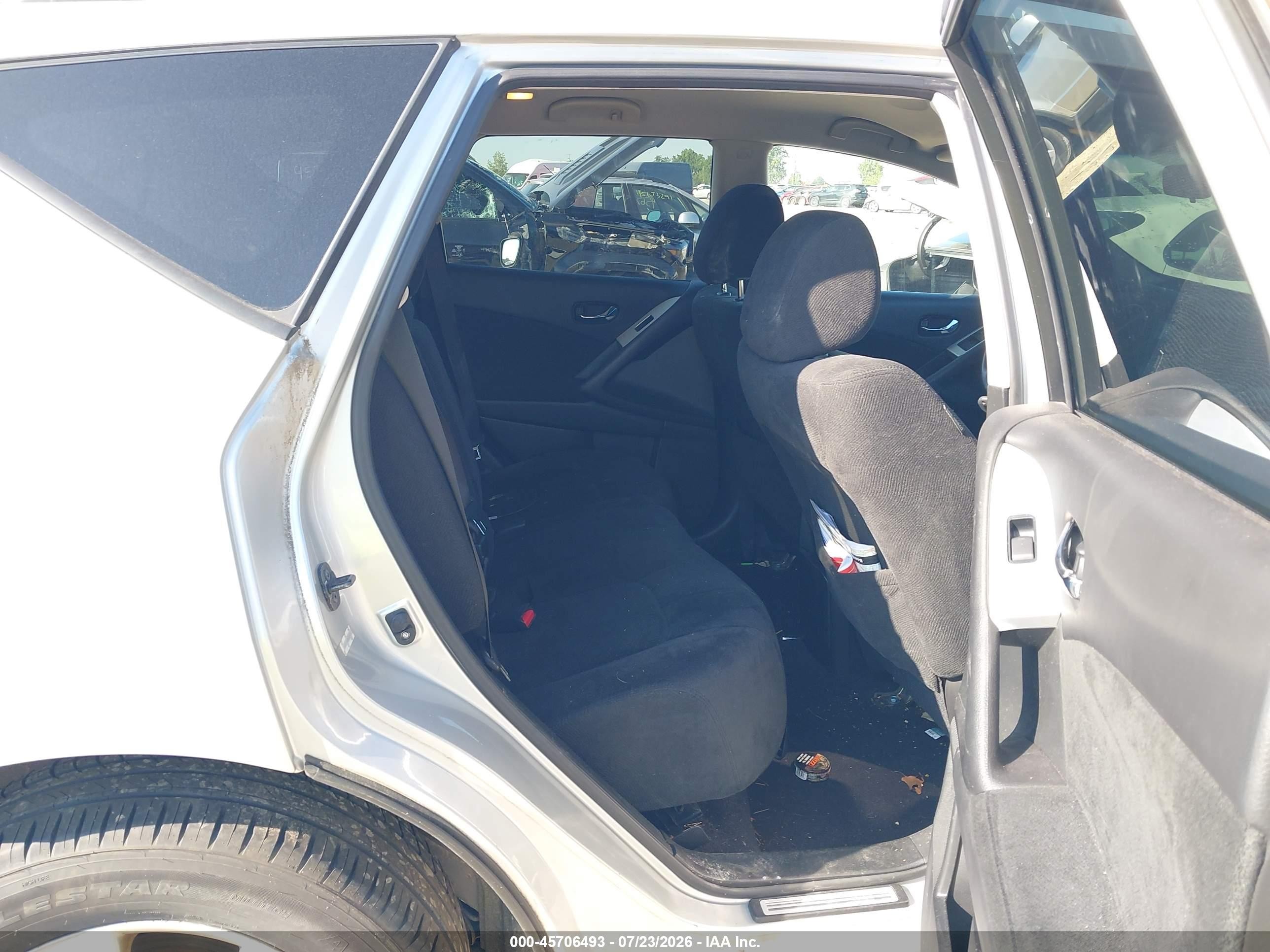 2009 Nissan Murano S Серебряный vin: JN8AZ18W89W208280