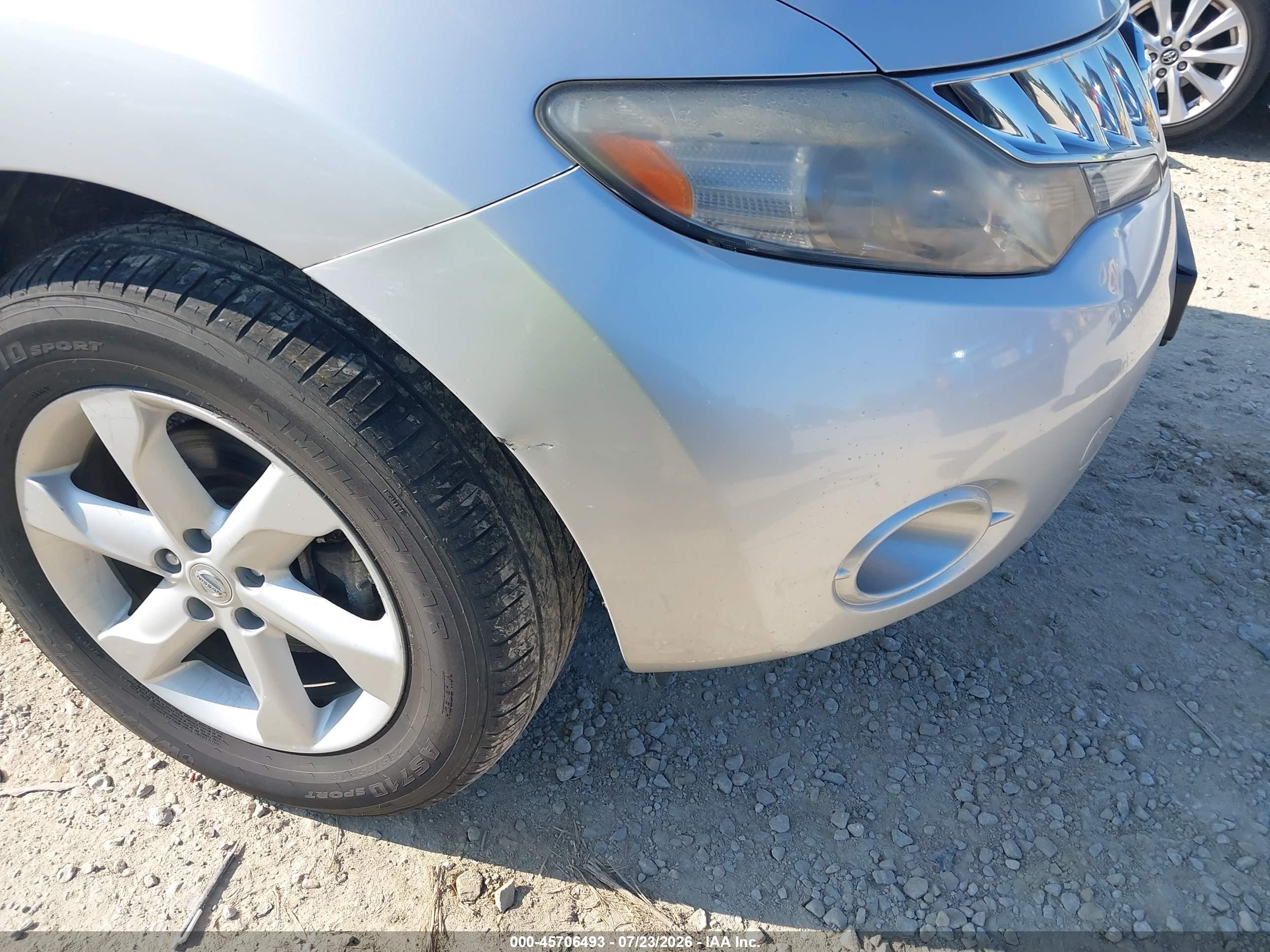 2009 Nissan Murano S Серебряный vin: JN8AZ18W89W208280