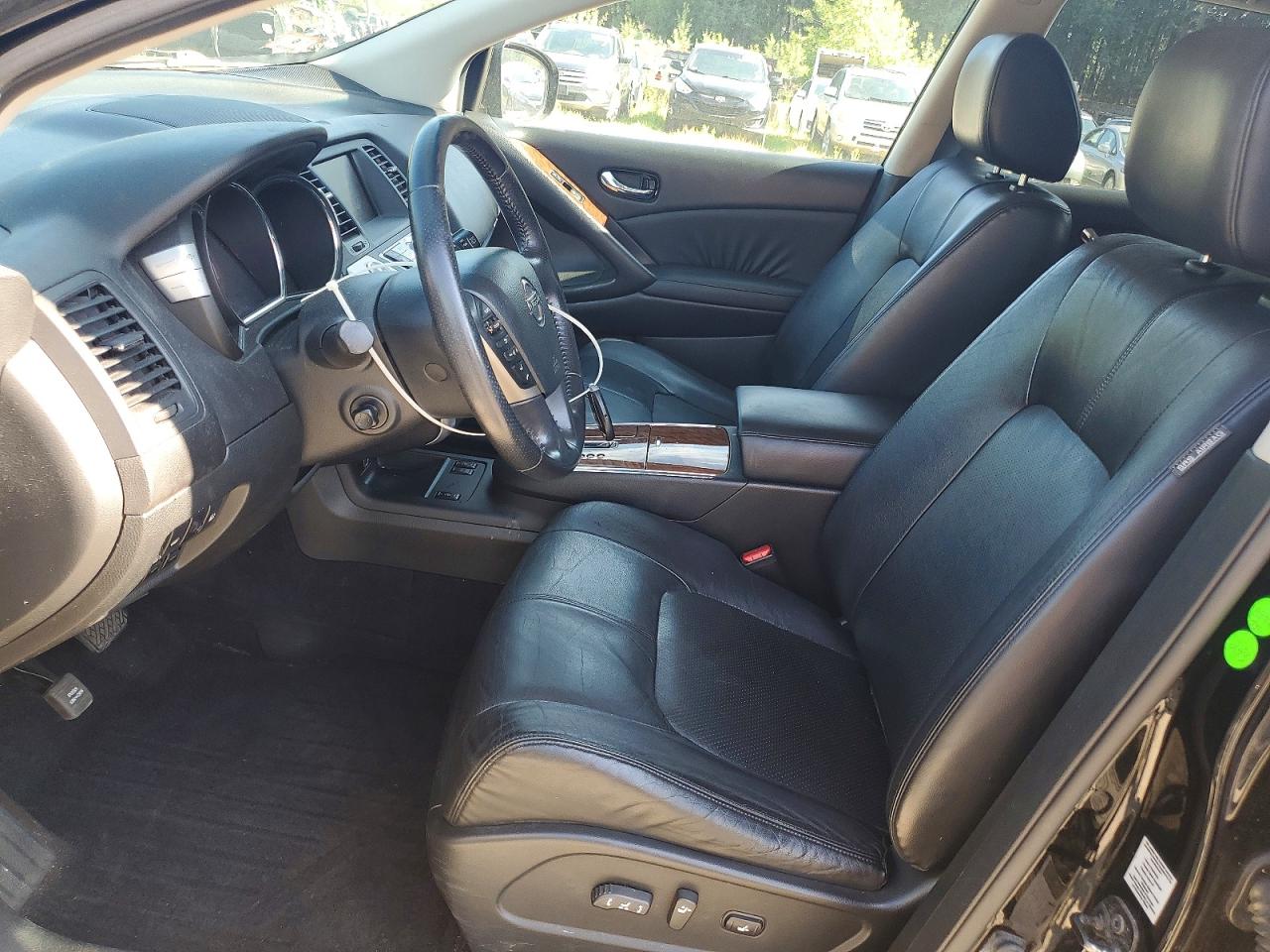 2009 Nissan Murano S Black vin: JN8AZ18W99W156643