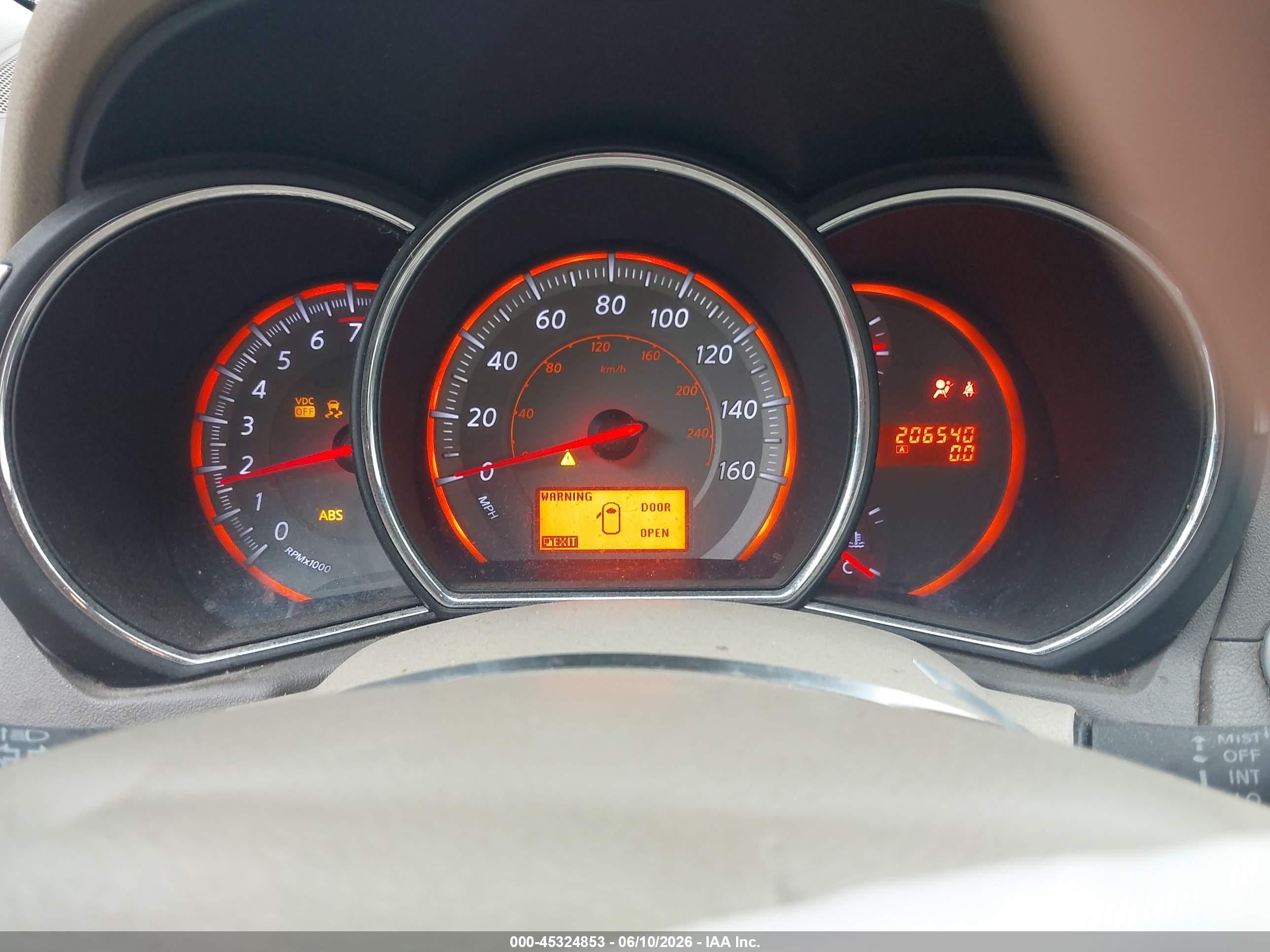 2009 Nissan Murano S Silver vin: JN8AZ18W99W200575