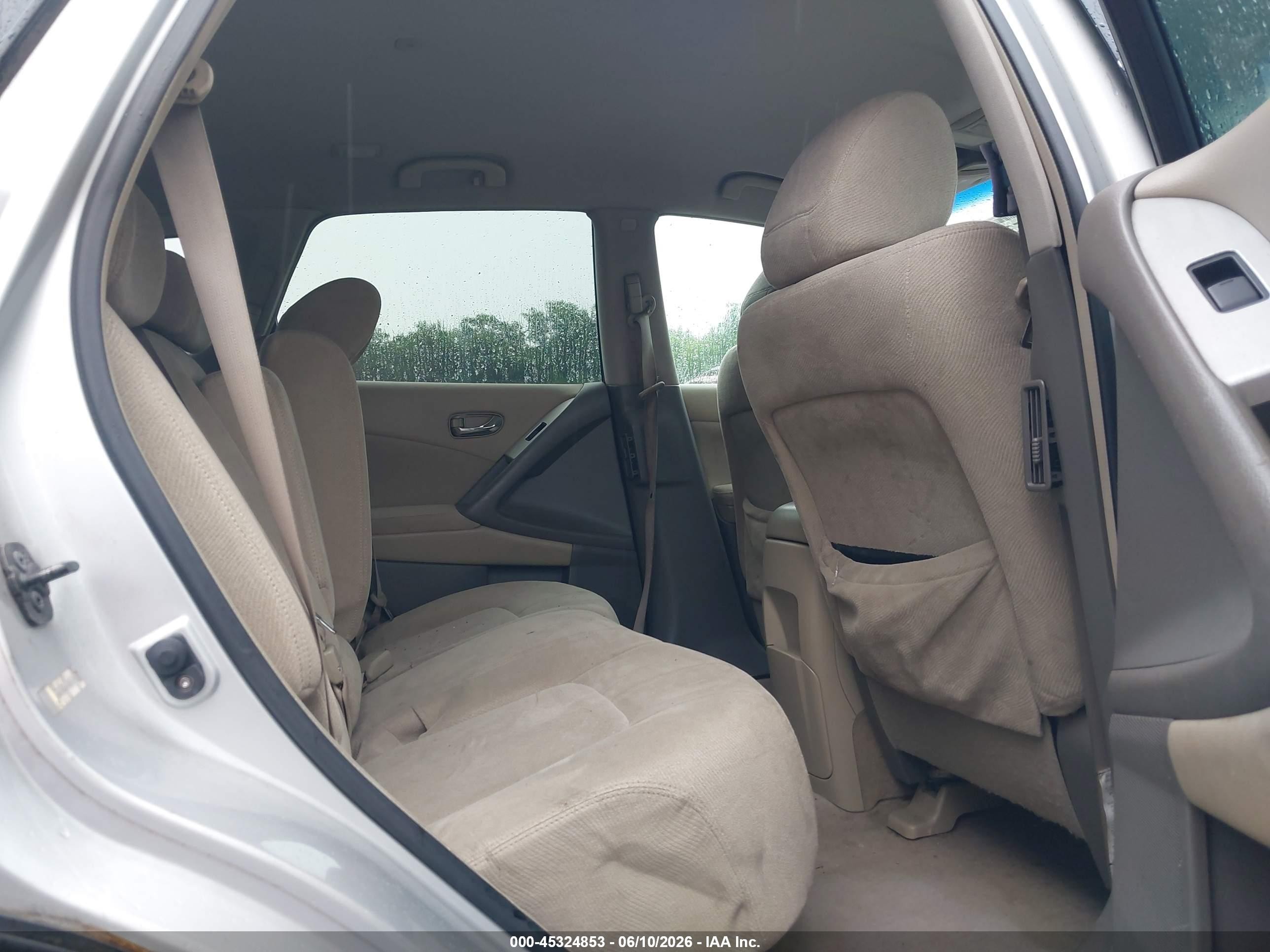 2009 Nissan Murano S Silver vin: JN8AZ18W99W200575