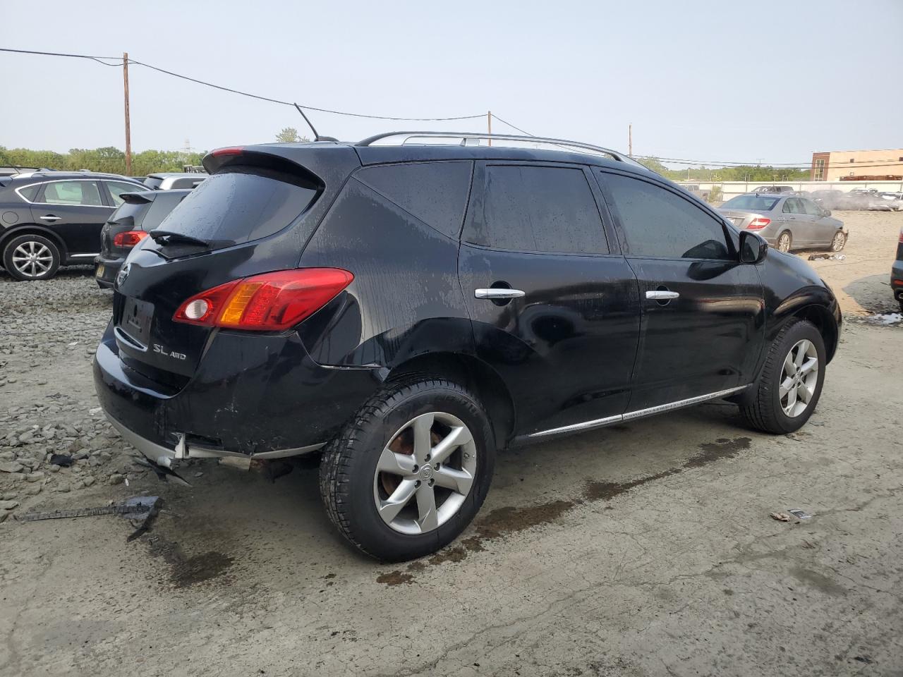 2009 Nissan Murano S Black vin: JN8AZ18W99W204237