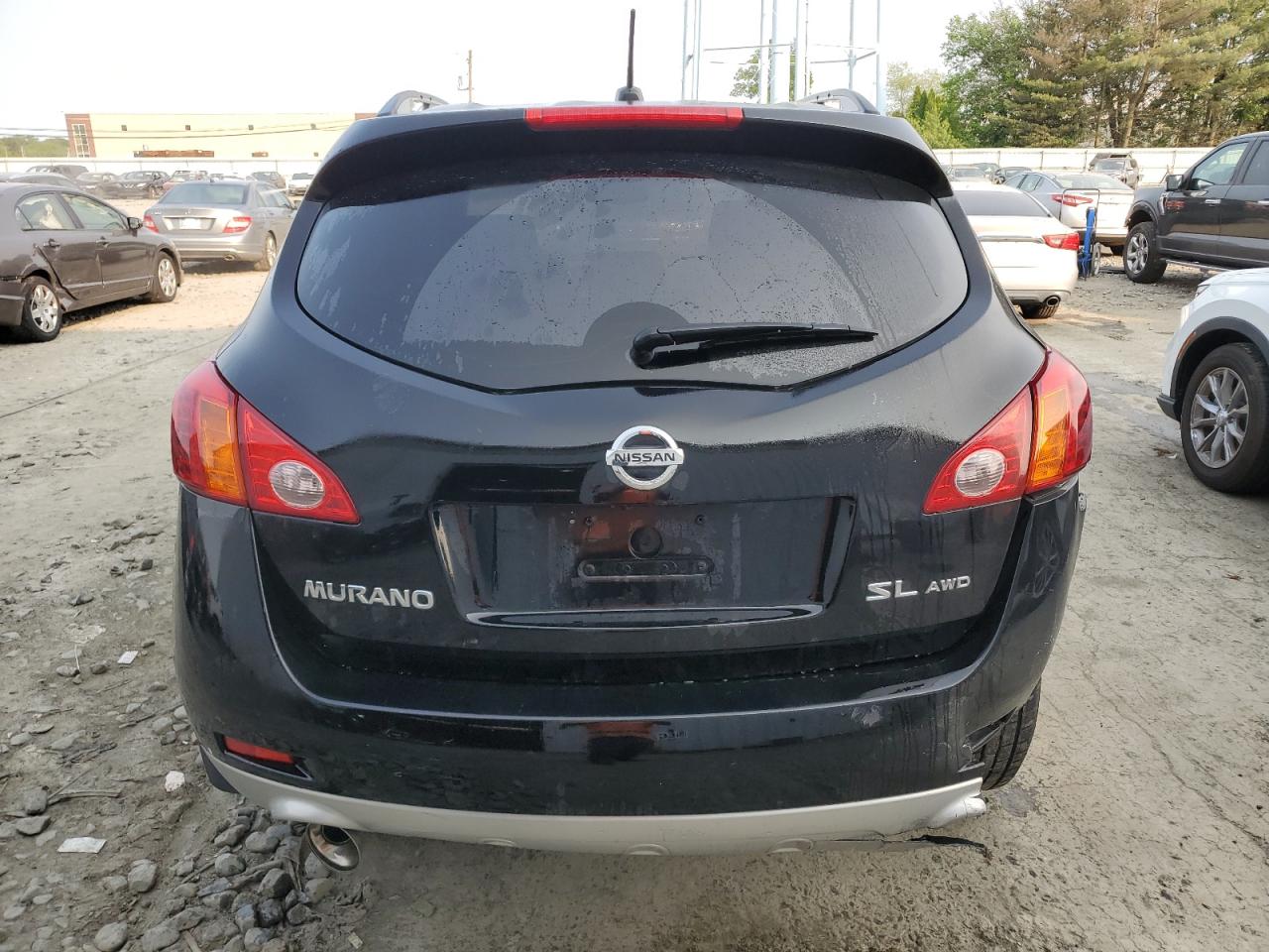 2009 Nissan Murano S Black vin: JN8AZ18W99W204237
