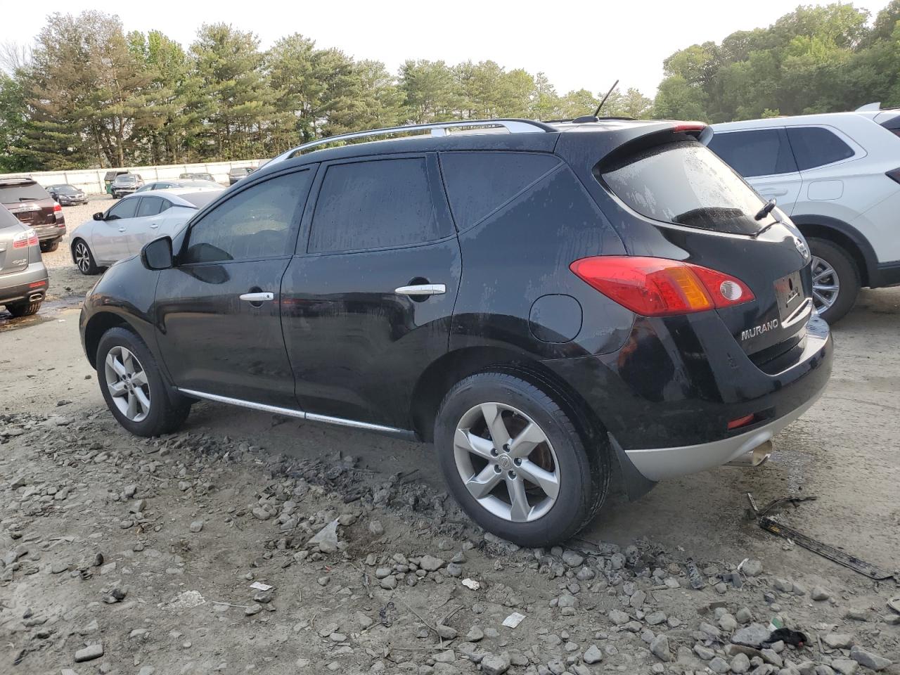 2009 Nissan Murano S Black vin: JN8AZ18W99W204237