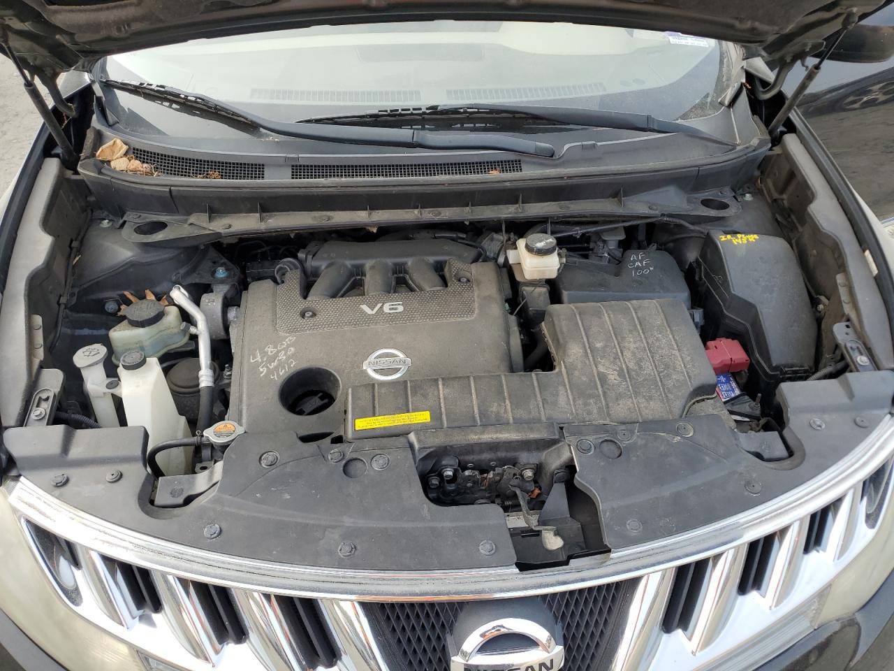 2009 Nissan Murano S Black vin: JN8AZ18W99W204237