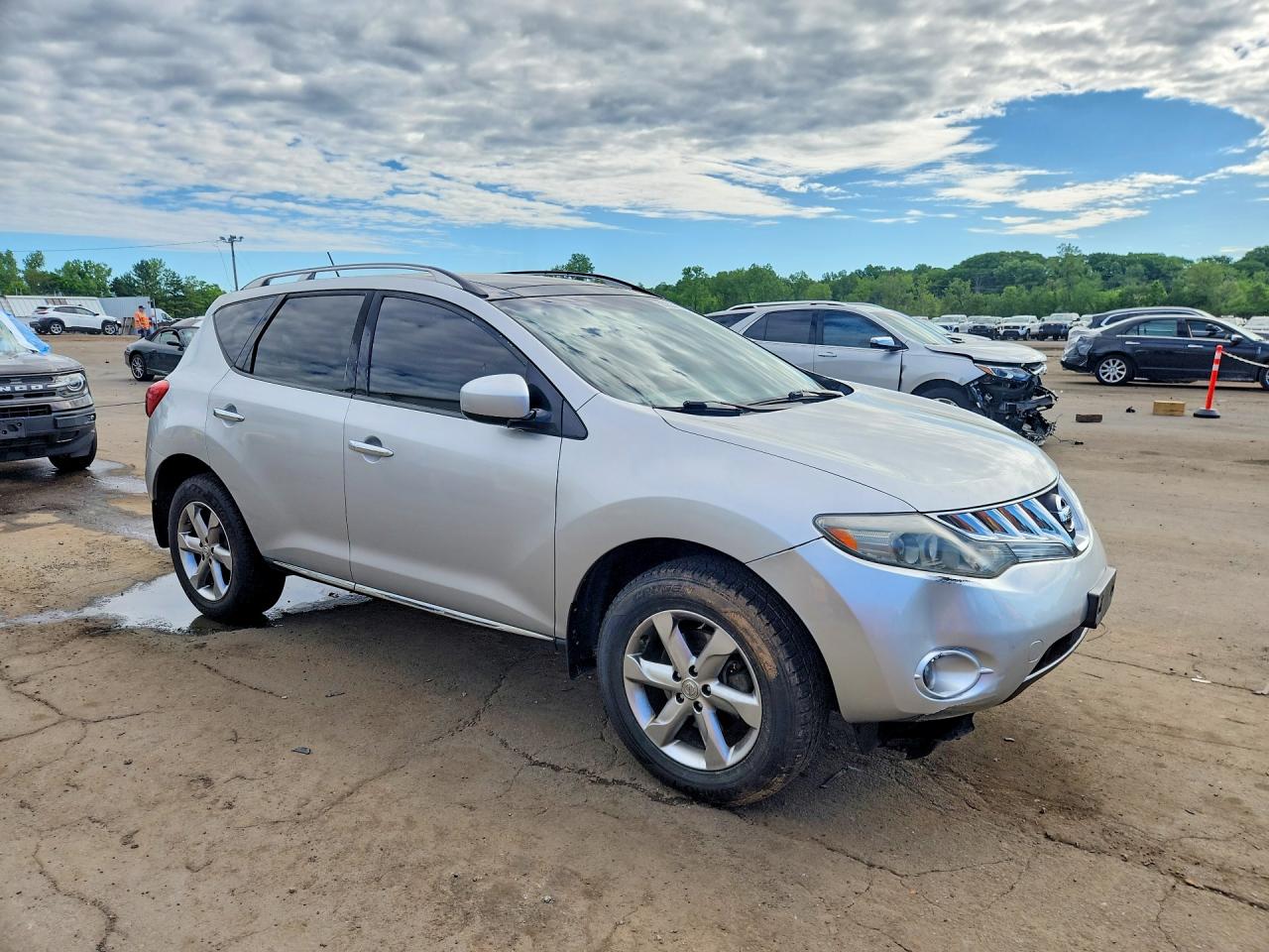 2009 Nissan Murano S/sl/le Silver vin: JN8AZ18W99W210863