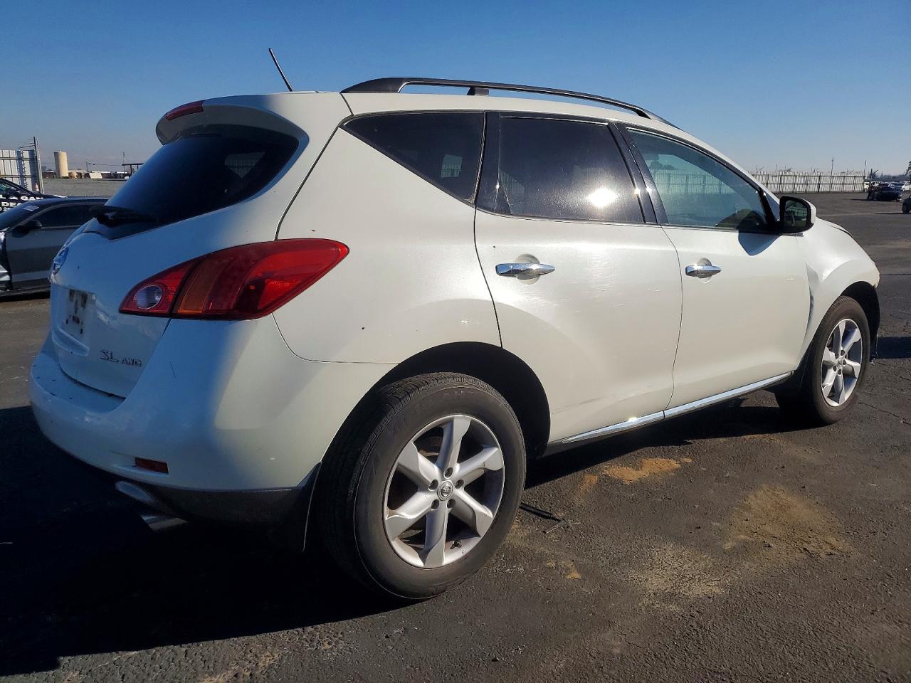 2009 Nissan Murano S White vin: JN8AZ18WX9W114370