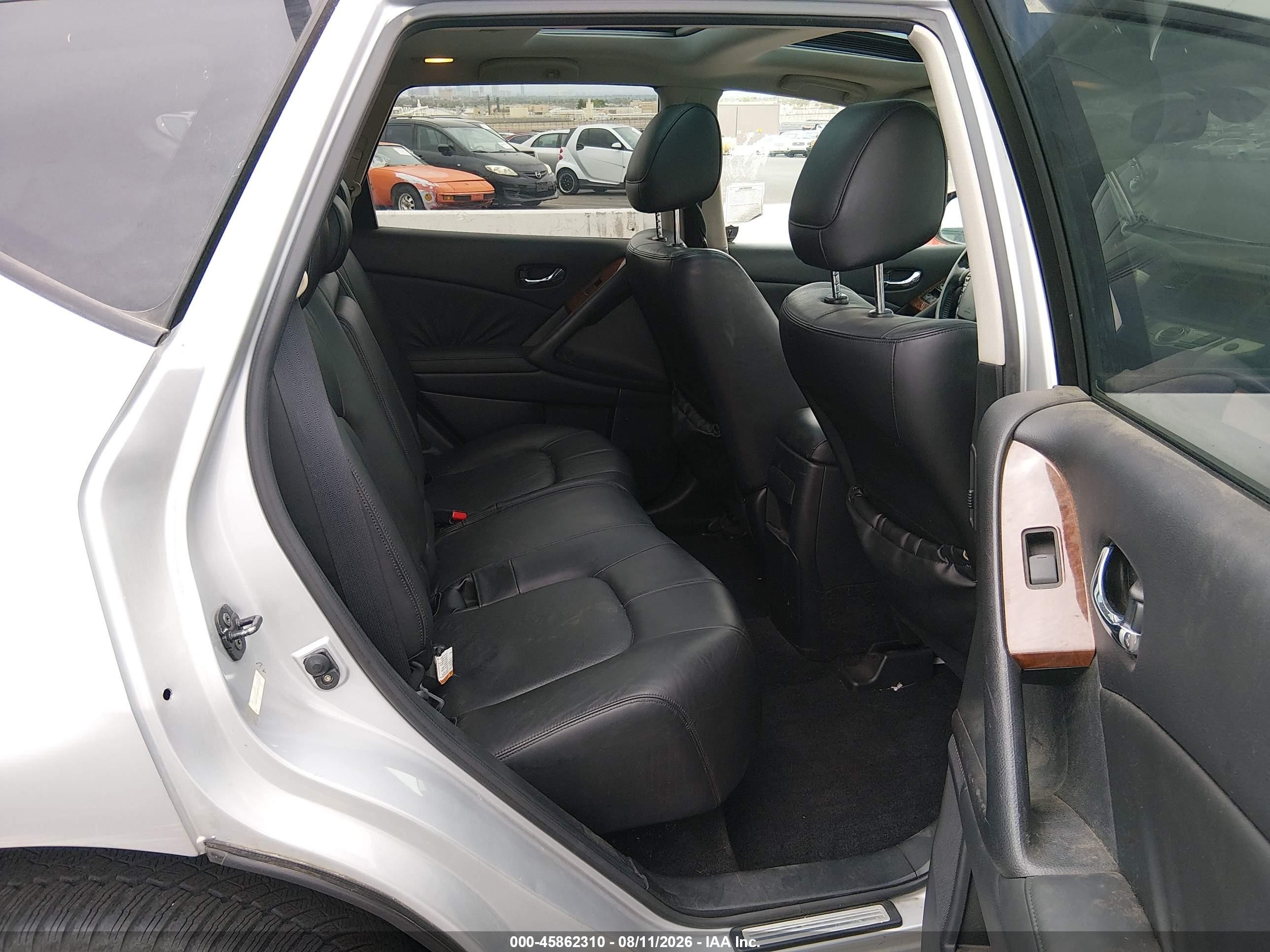 2009 Nissan Murano Le Silver vin: JN8AZ18WX9W130293