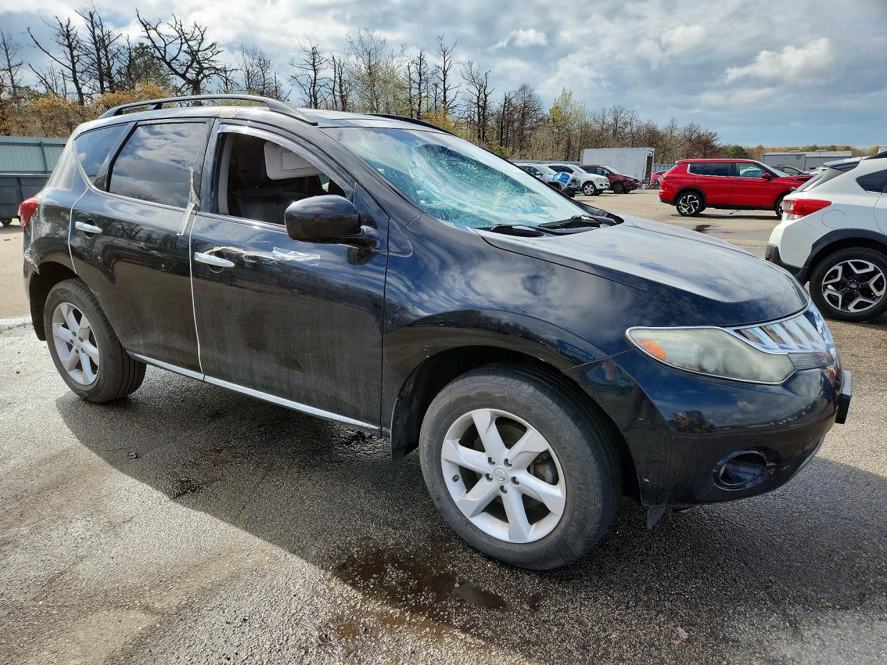 2009 Nissan Murano S Black vin: JN8AZ18WX9W132397