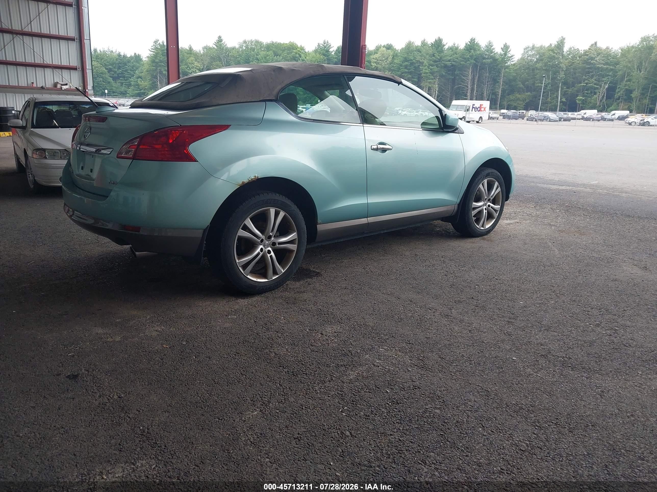 2011 Nissan Murano Crosscabriolet   Blue vin: JN8AZ1FY0BW003501