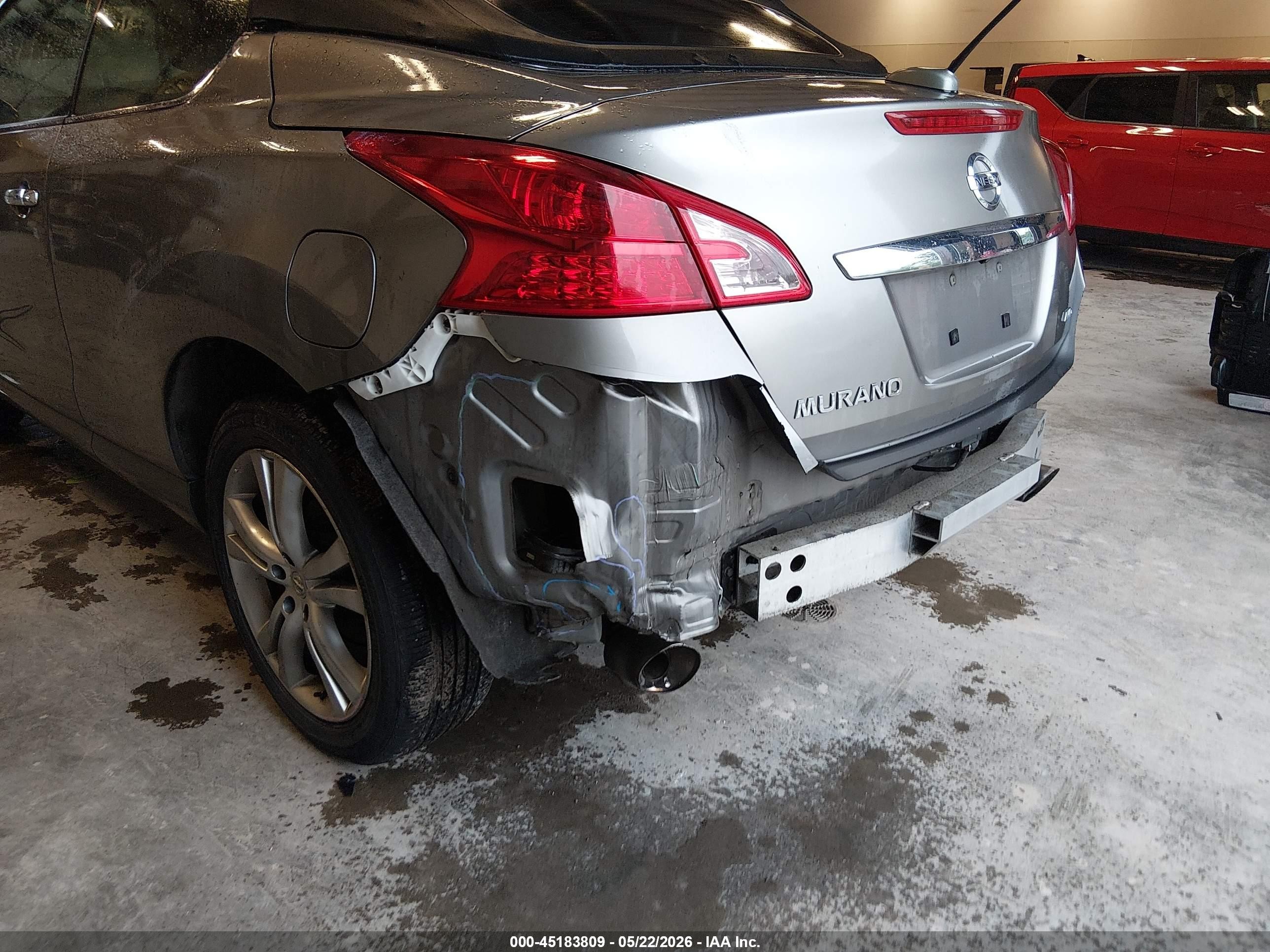 2011 Nissan Murano Crosscabriolet   Pewter vin: JN8AZ1FY4BW003601