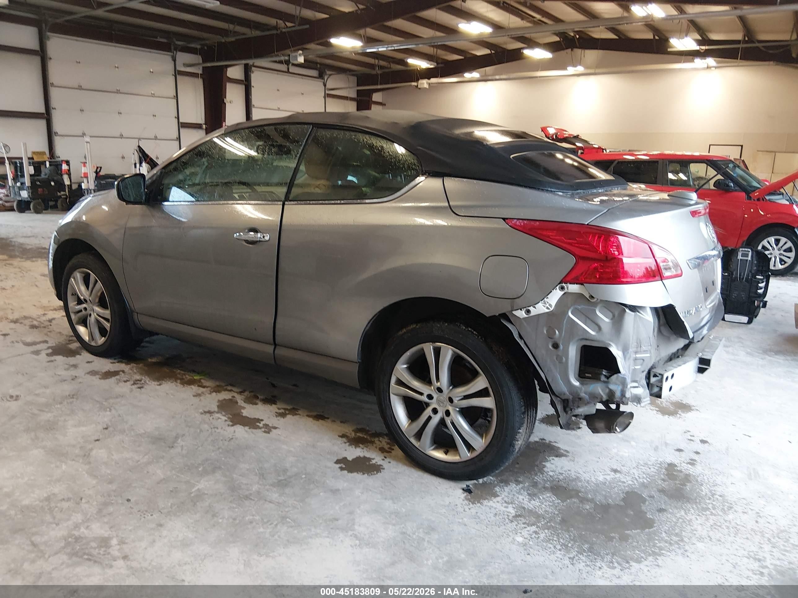 2011 Nissan Murano Crosscabriolet   Pewter vin: JN8AZ1FY4BW003601