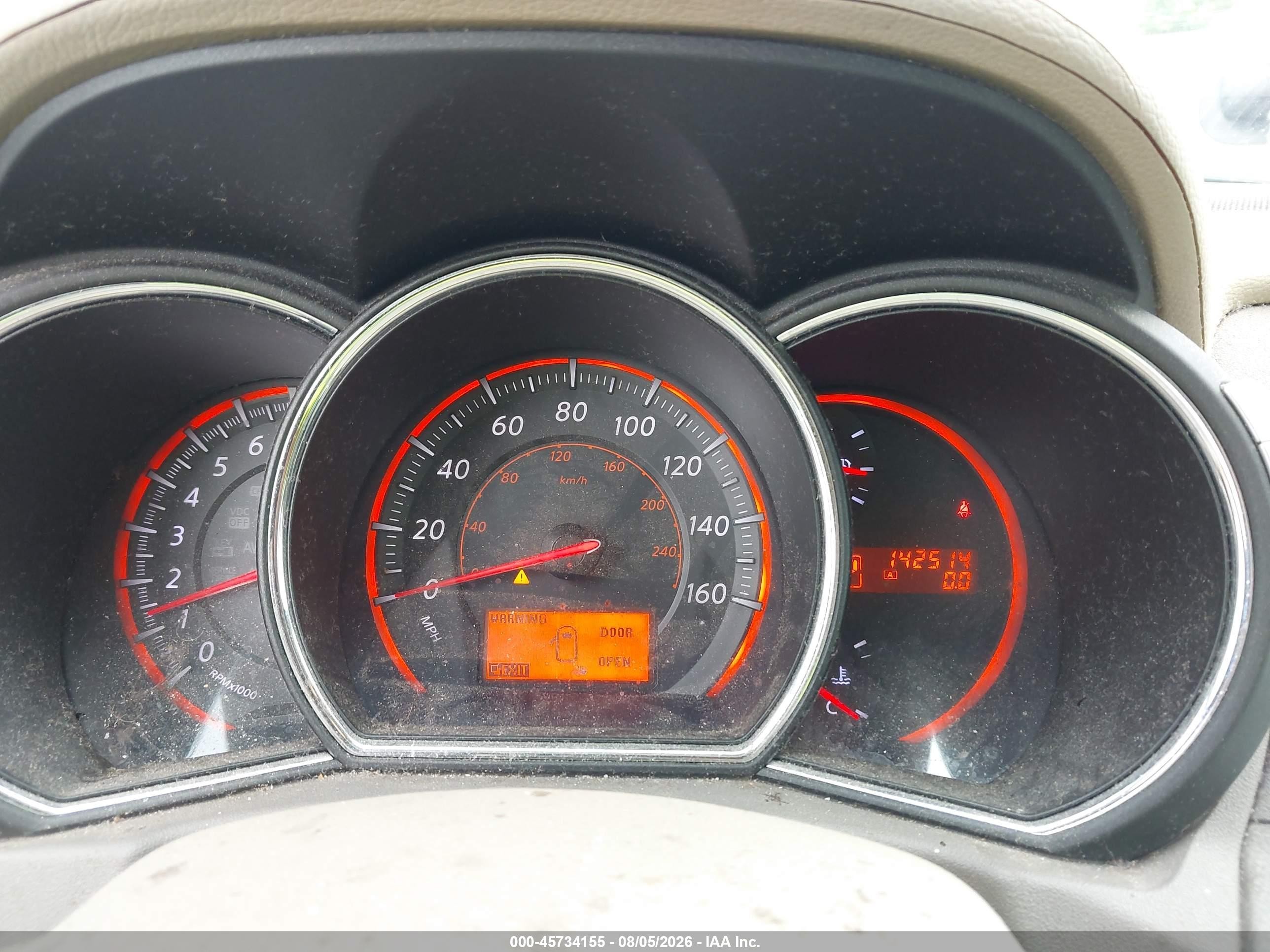 2010 Nissan Murano Sl Blue vin: JN8AZ1MU0AW000614