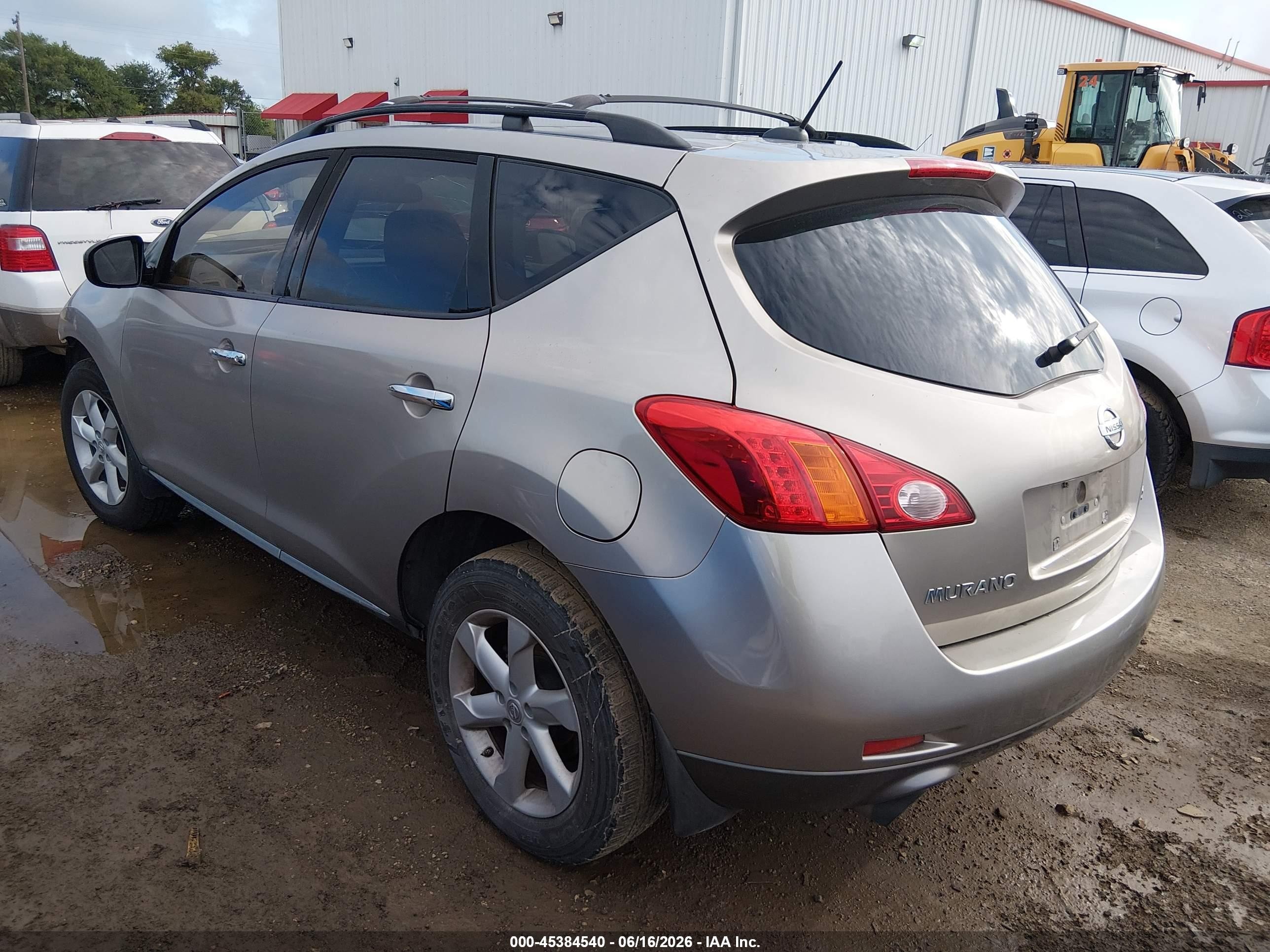 2010 Nissan Murano Sl Tan vin: JN8AZ1MU0AW003500