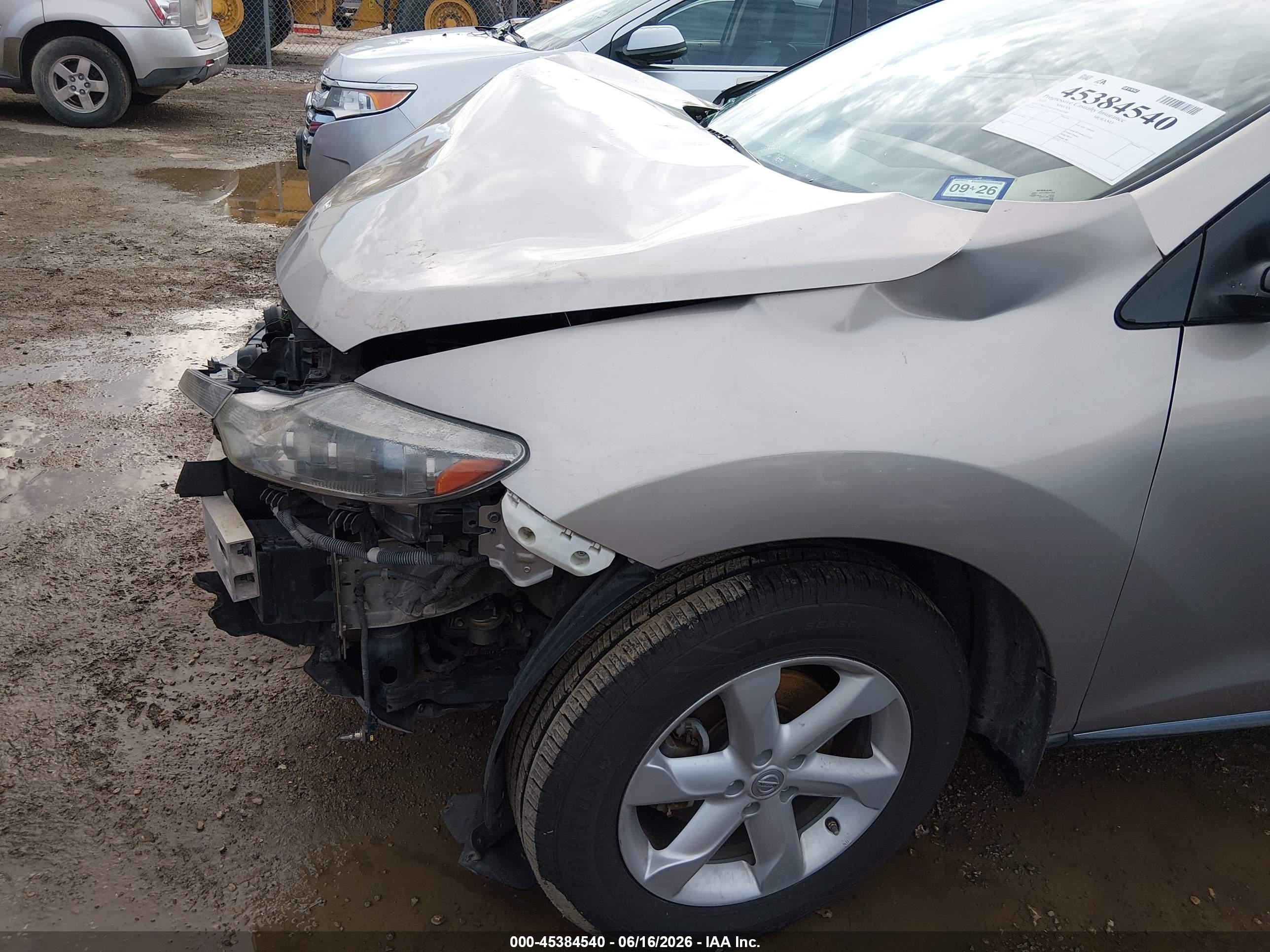 2010 Nissan Murano Sl Tan vin: JN8AZ1MU0AW003500