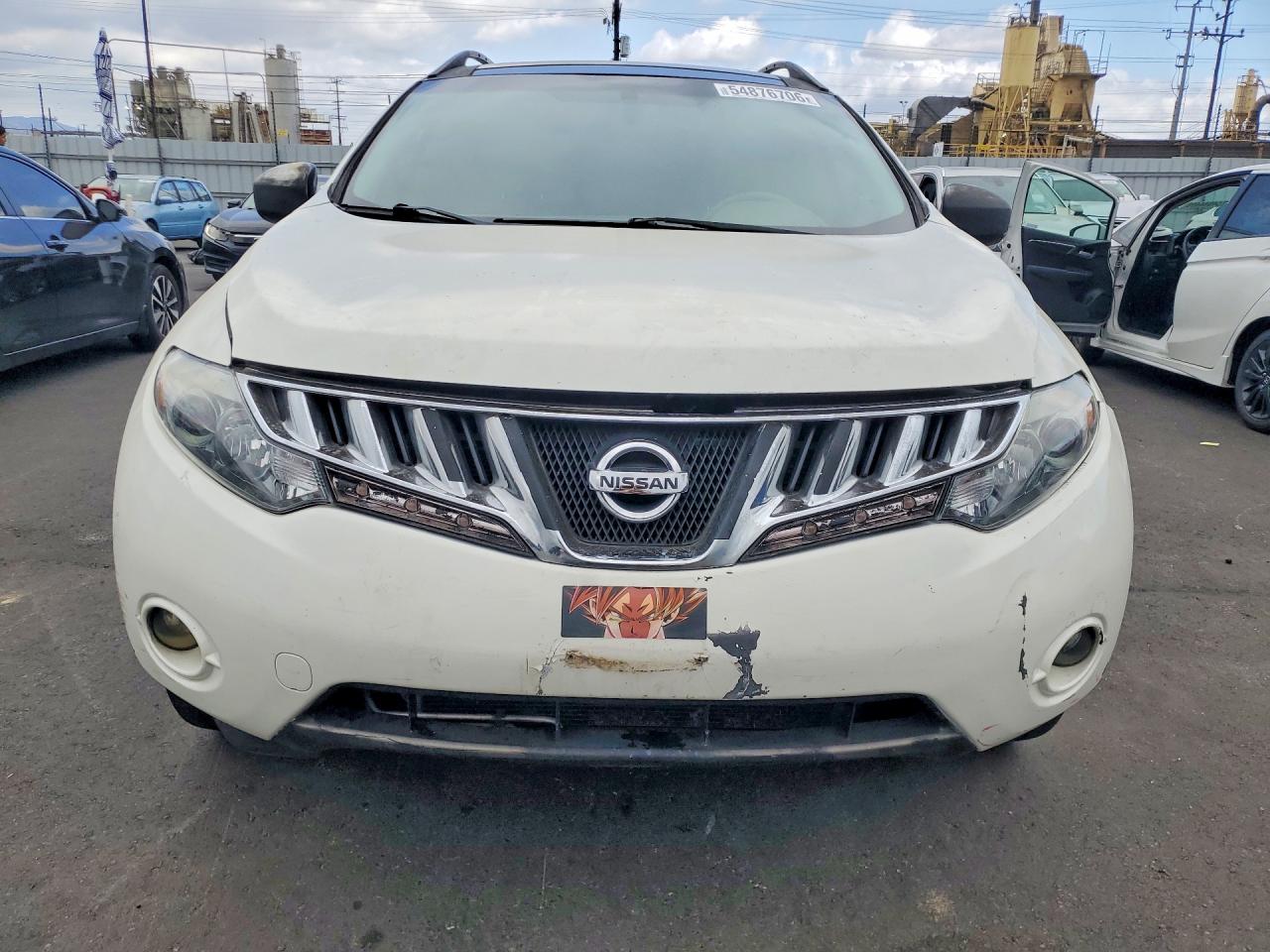 2010 Nissan Murano S White vin: JN8AZ1MU0AW003674