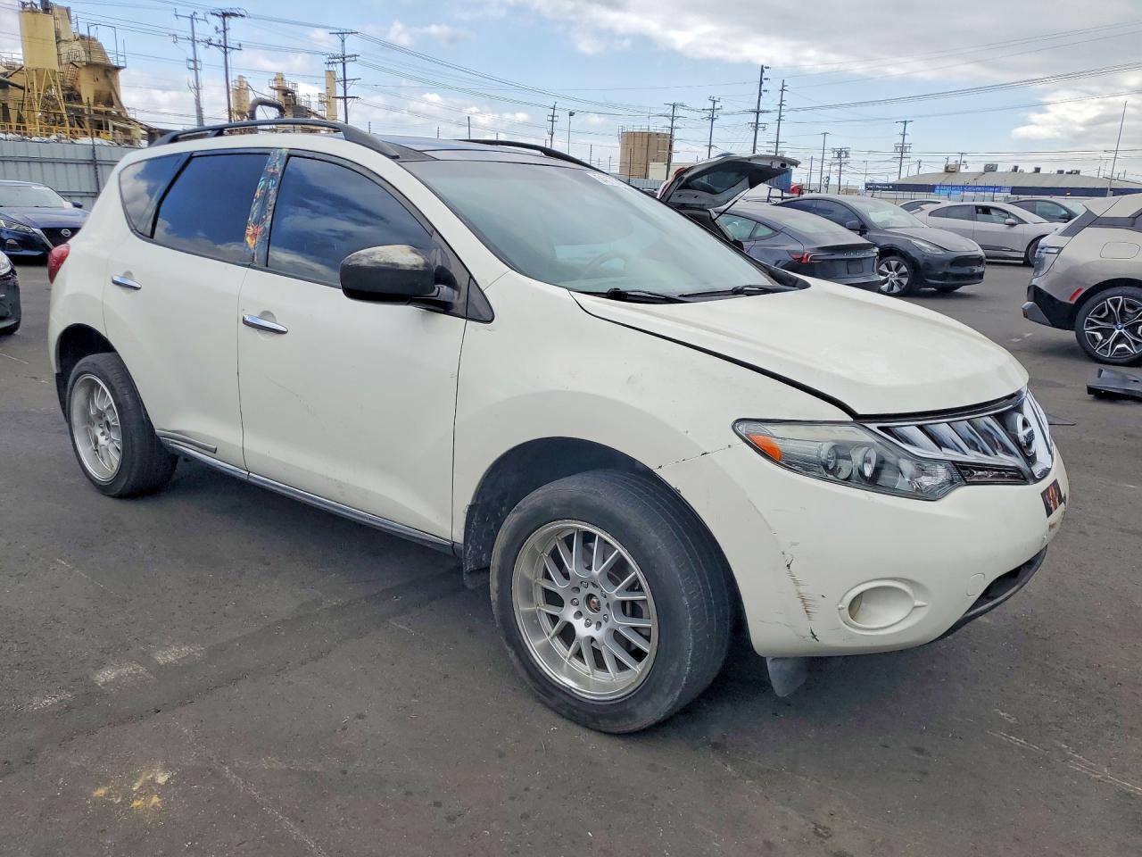 2010 Nissan Murano S White vin: JN8AZ1MU0AW003674