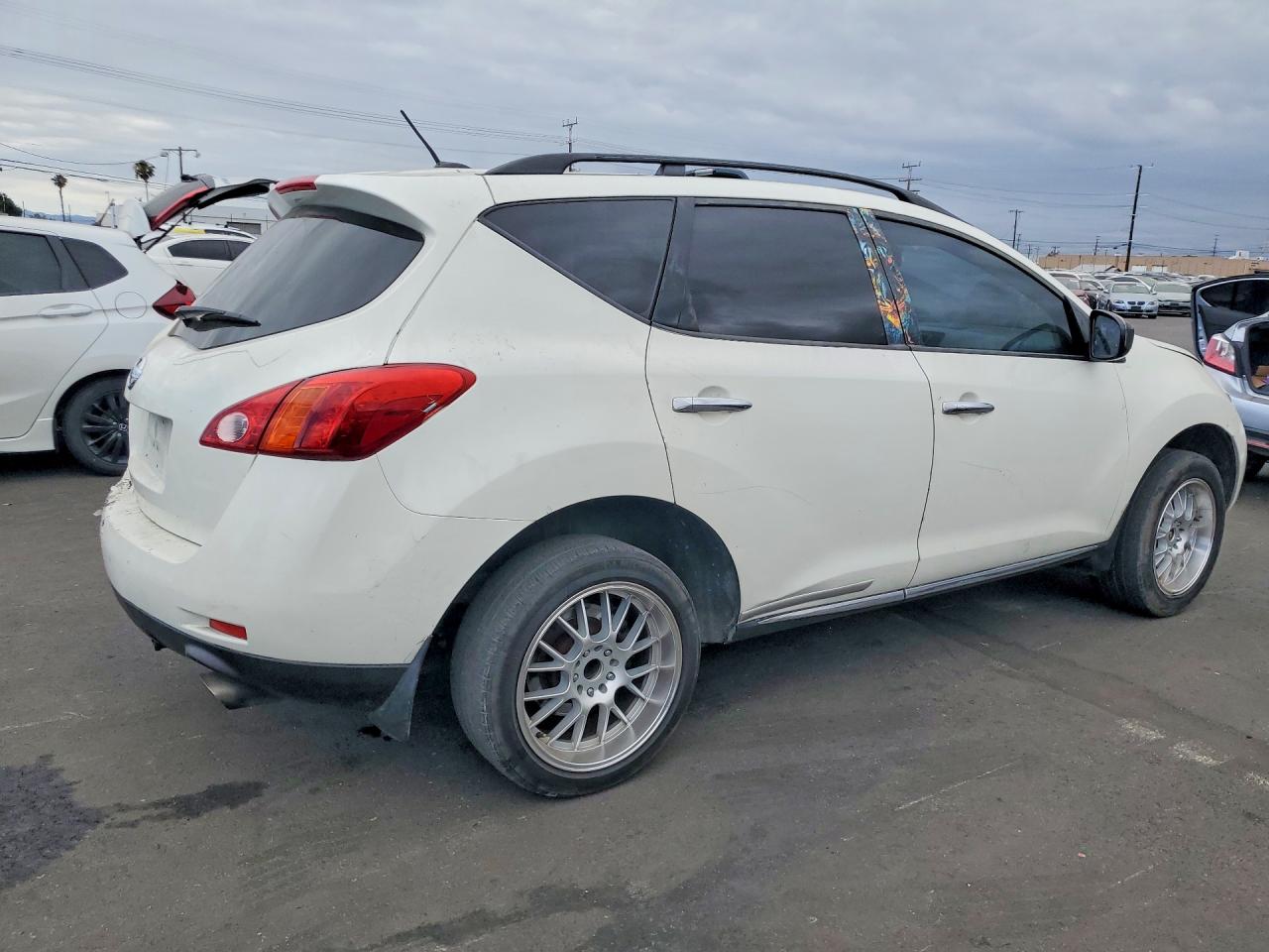 2010 Nissan Murano S White vin: JN8AZ1MU0AW003674