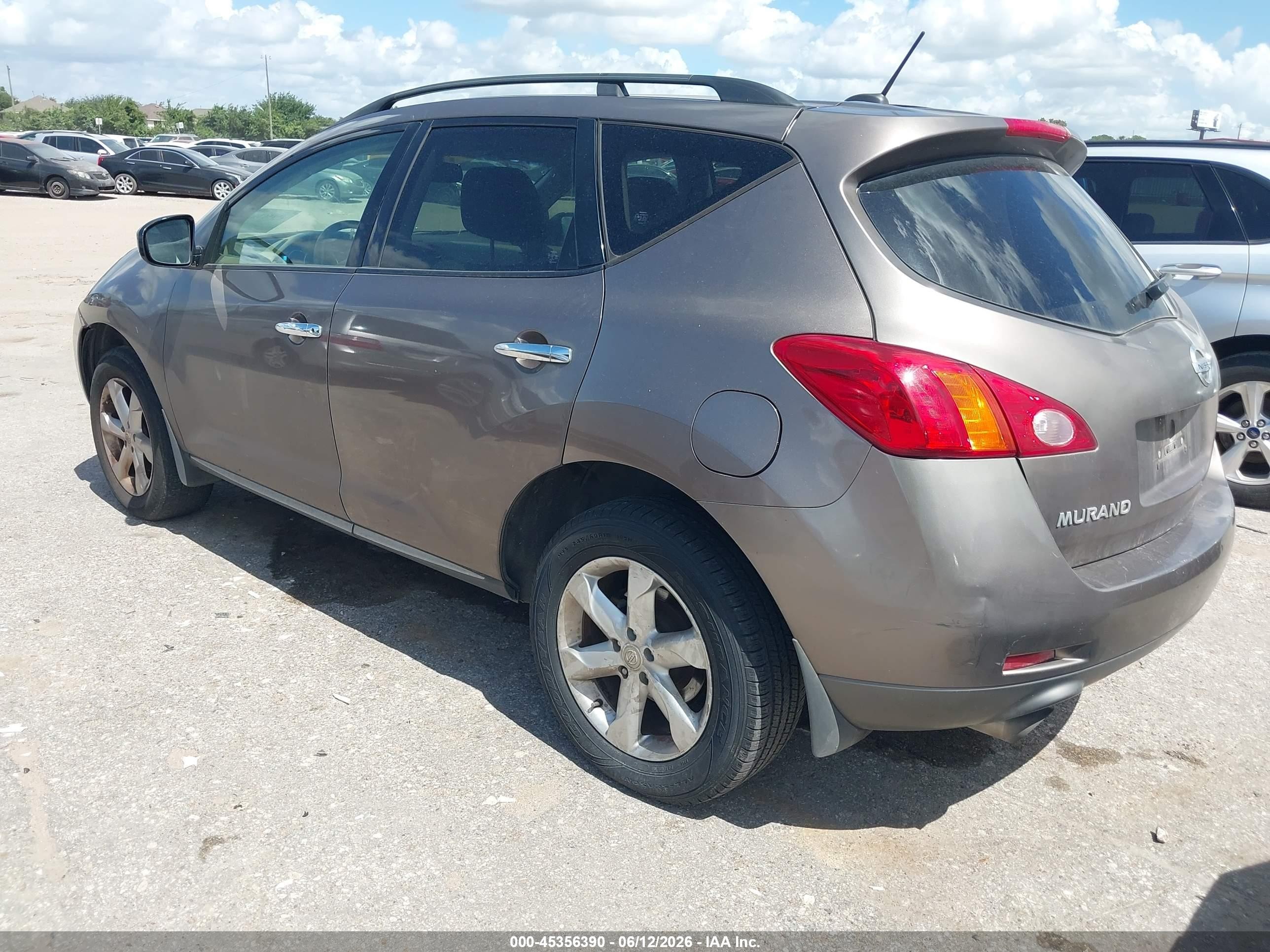 2010 Nissan Murano Sl Tan vin: JN8AZ1MU0AW007580